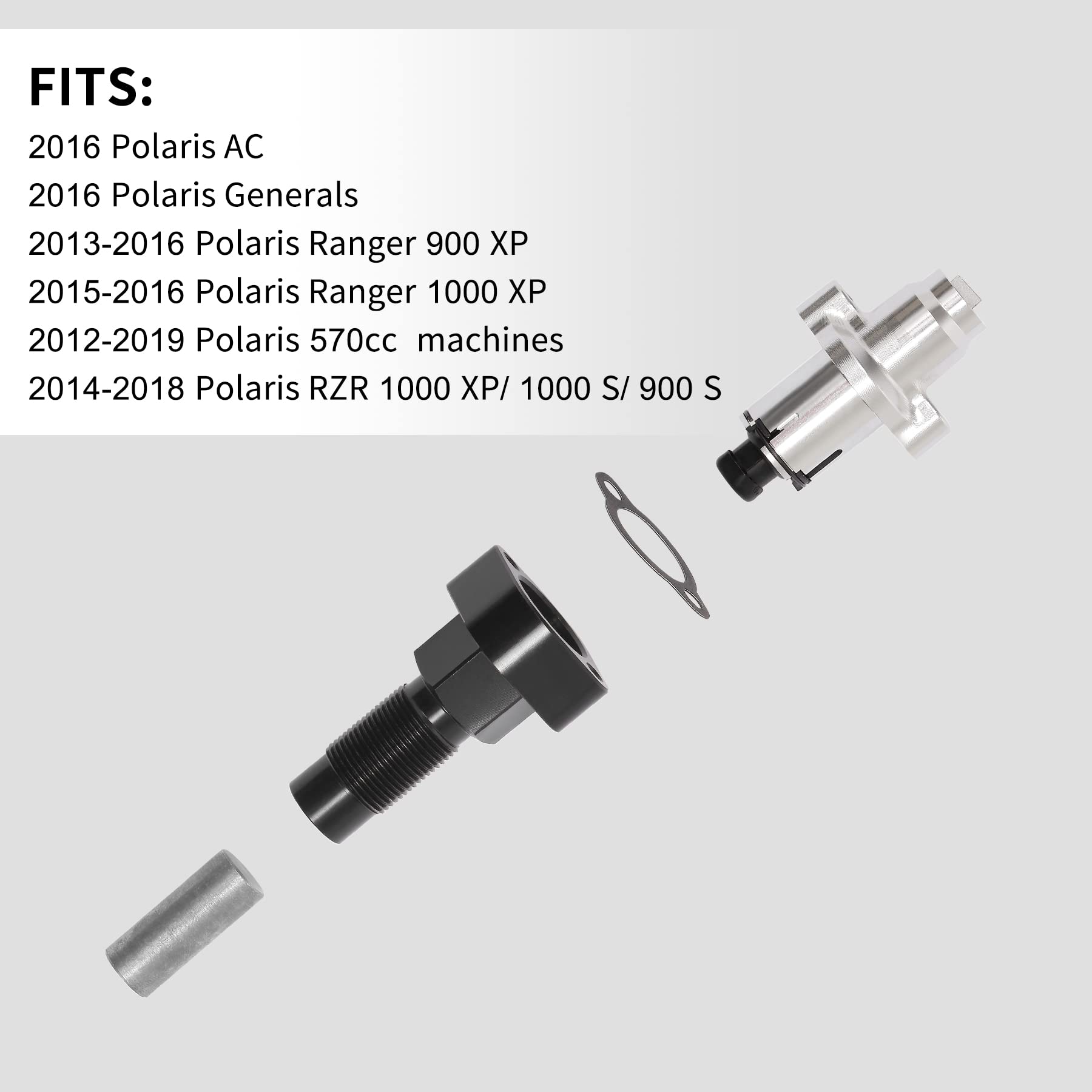 Misakomo Automatic Cam Chain Tensioner for Polaris Ranger 900 XP, 1000 XP & RZR 1000/900 S (2012-2022)