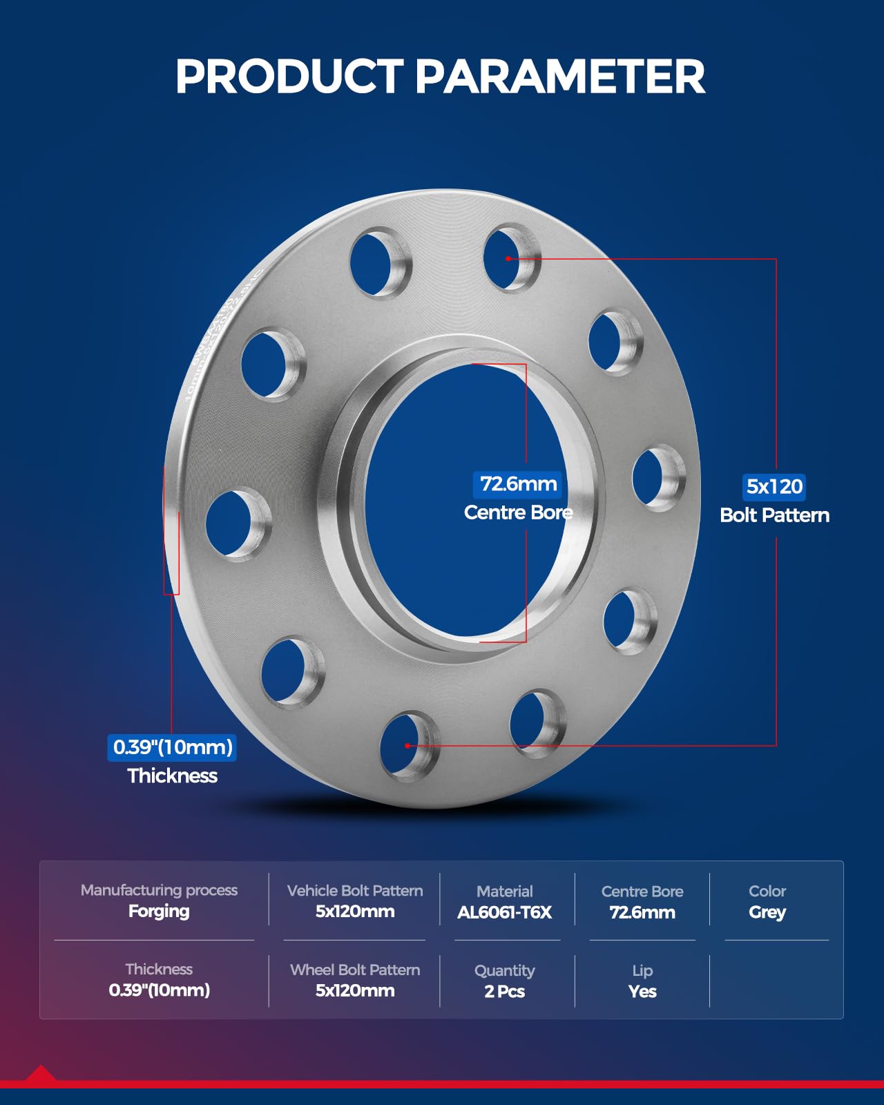 Kax 5X120 Wheel Spacers,10Mm Hub Centric Wheel Spacers Fit For 328I, X3, 325I, 335I, 330I, 528I, 320I, 535I, X1, 325Ci, 323I, 33