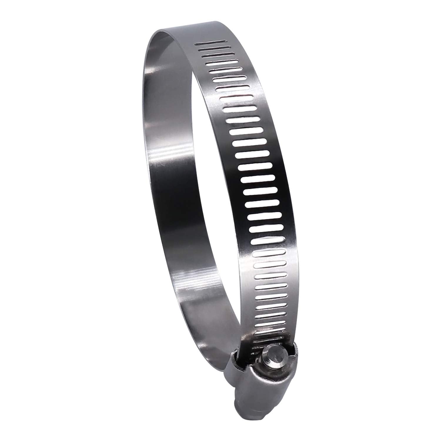 Roadformer 3.5'' Worm Gear Hose Clamp - Sae 56 Size, Full Stainless Steel With 1/2'' Band Width, Working Range 78Mm - 102Mm Hose