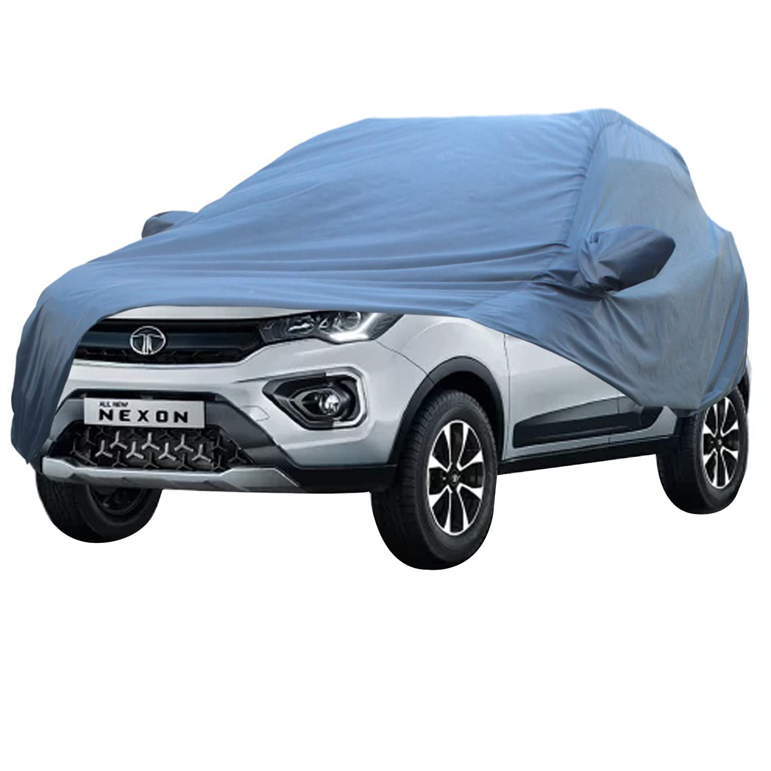 Allextreme TNG5001 Car Body Cover Compatible with Tata Nexon Custom Fit Dustproof UV Heat Resistant Indoor Outdoor Body Protecti