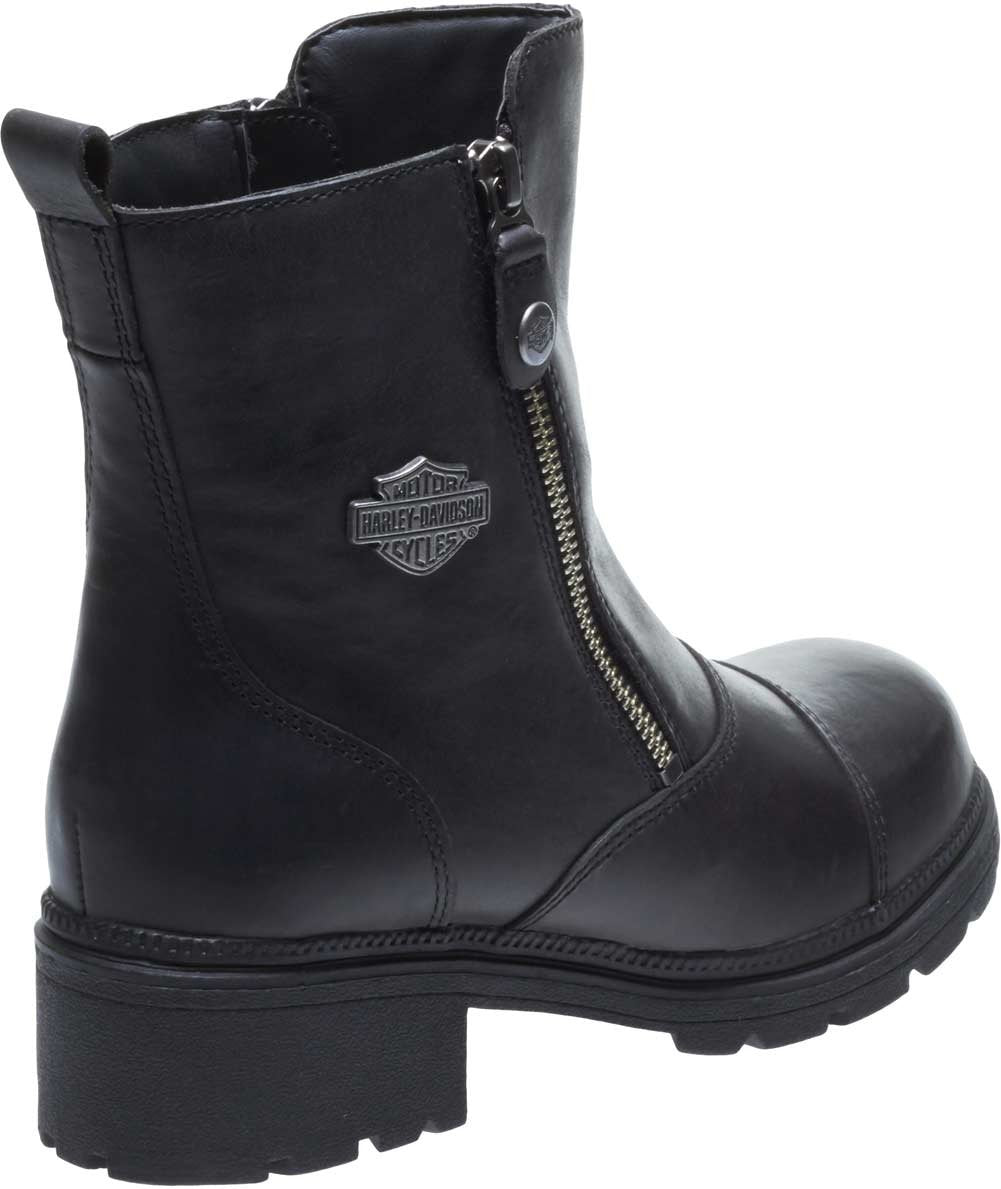 Harley-Davidson Footwear Women'S Amherst Motorcycle Boot, Black, 9.5