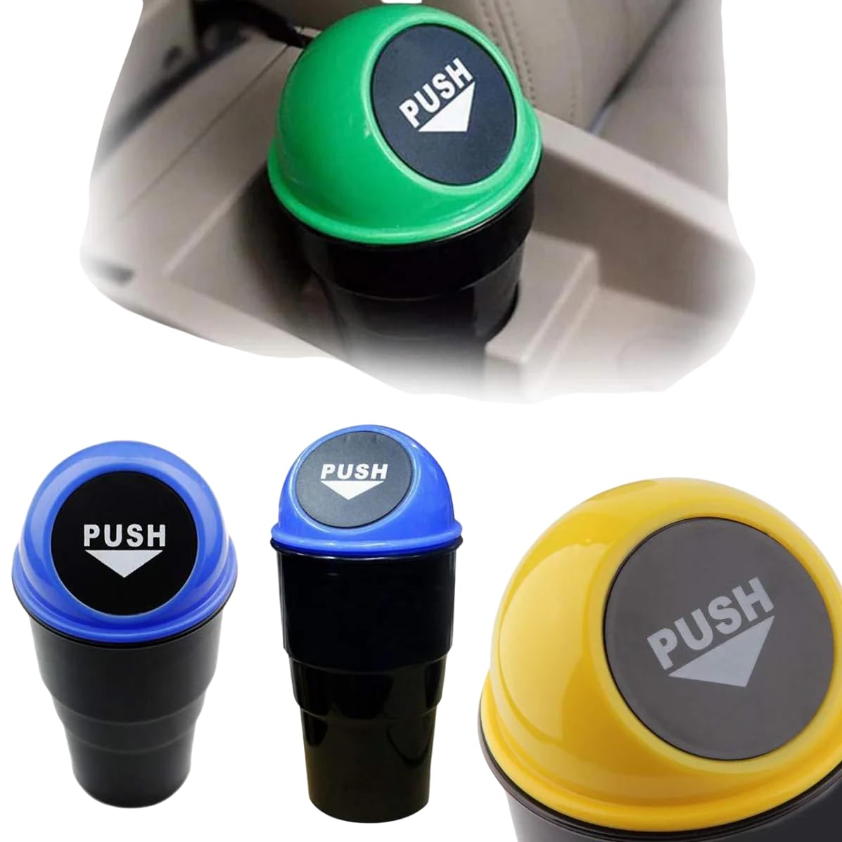 nomnist MultiPurpose Car Dustbin  Ideal for Storing Garbage and Rough Stuff in Cars, Offices, Homes, and Hospitals