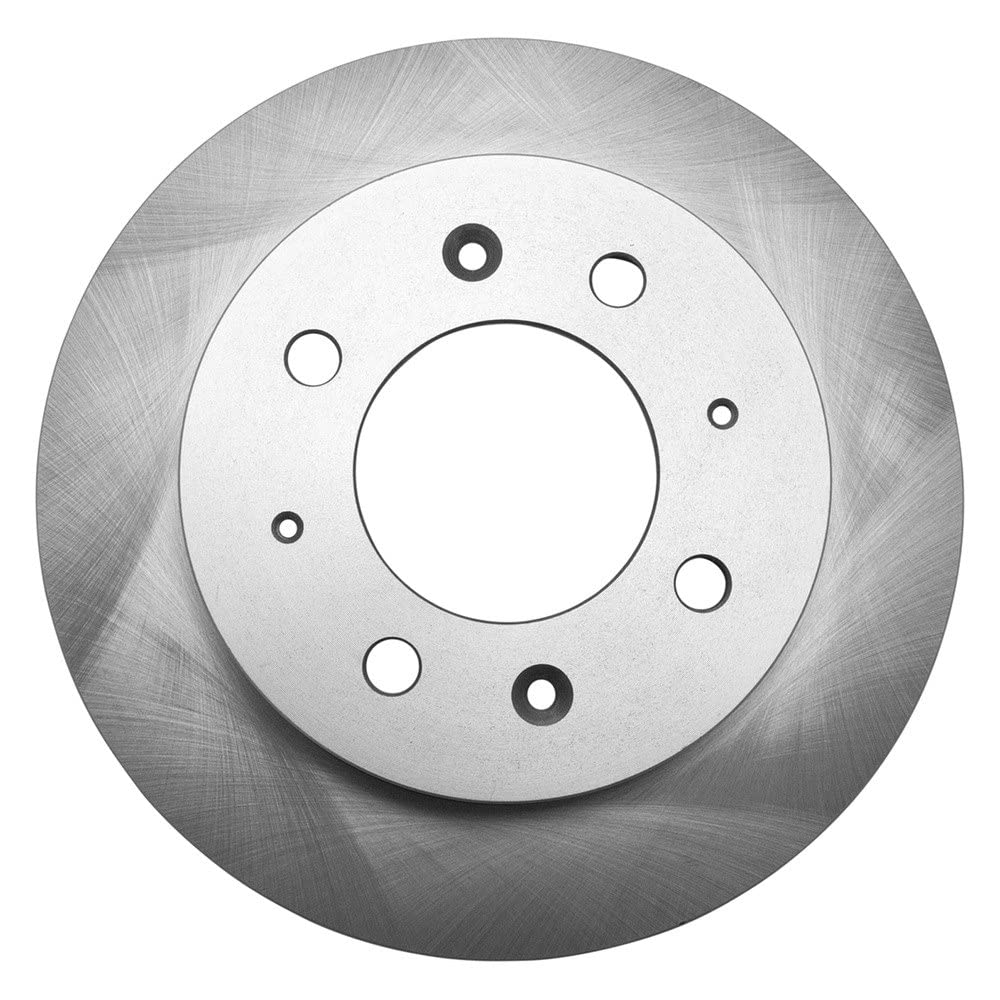 Trq Rear Brake Rotors Set Solid Compatible With 2004-2009 Kia Spectra 2005-2009 Spectra5
