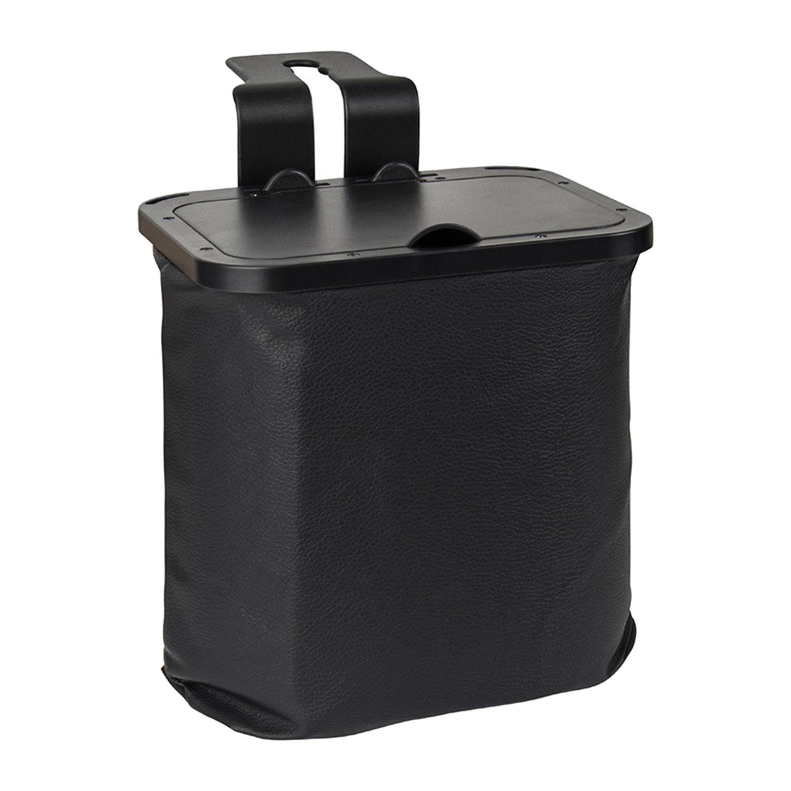 TRENDYNEST Car Trash Can Trash Bin Hanging Stylish Leakproof Durable Storage Pocket