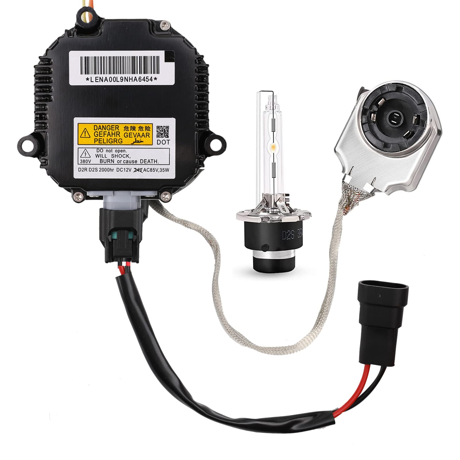 Yikesai Xenon HID Headlight Ballast & Igniter Control Unit - D2S Bulb, Compatible with Nissan Altima, 350Z, Maxima, G35, NZMNS