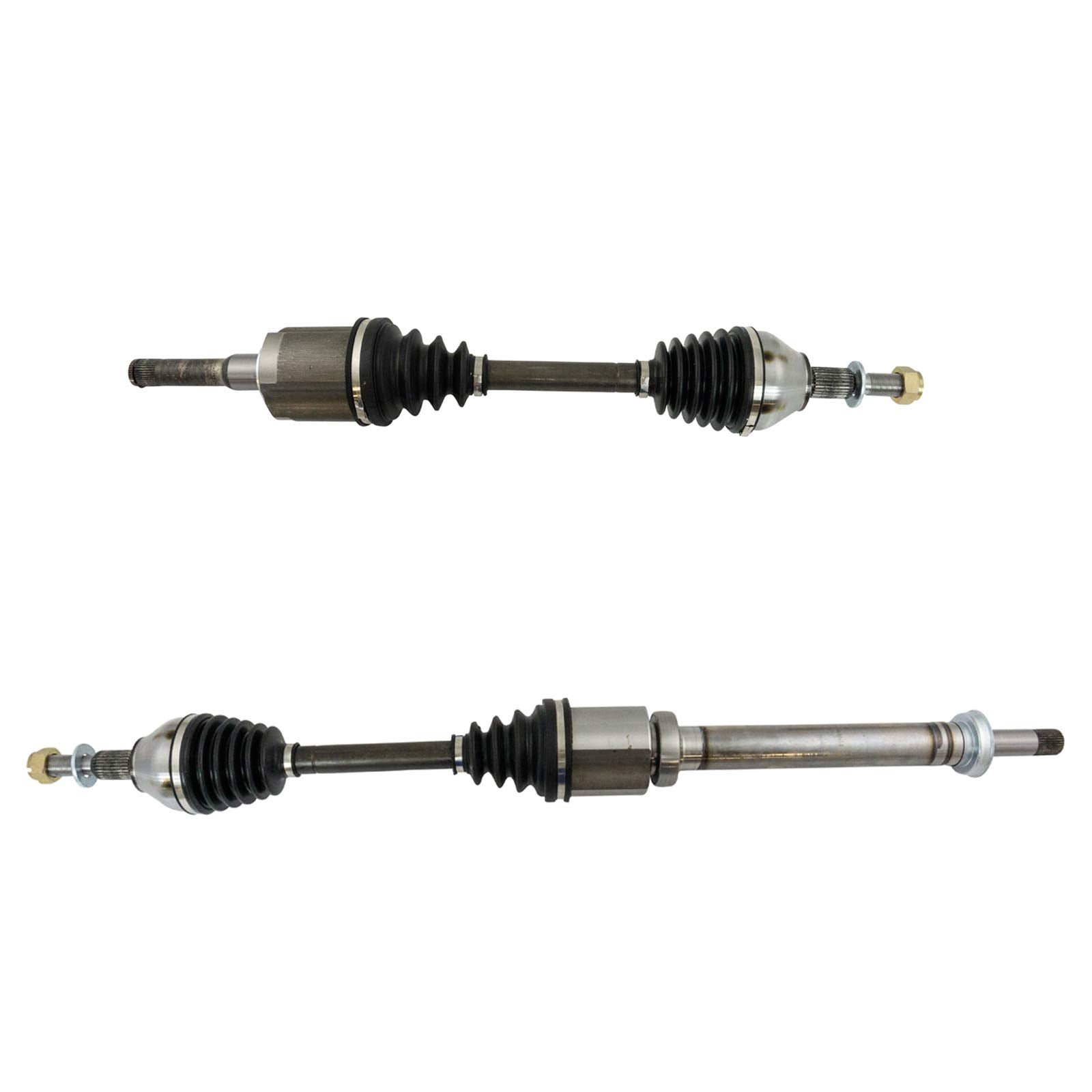 Trq Front Cv Axle Shaft Assembly Set Compatible With 2013-2016 Ford Fusion Lincoln Mkz