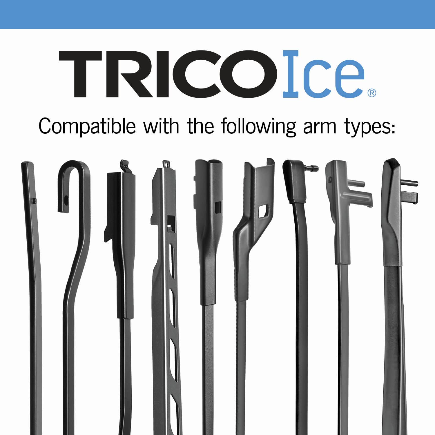 Trico ICE Wiper Blade 19 Inch for Toyota, Honda, Volkswagen, Ford, Nissan, Jeep, Dodge, Mazda, BMW, Subaru, Acura - Model 35-190