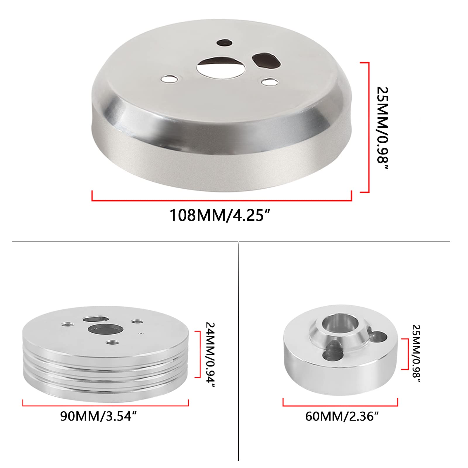 Gstp 5 & 6 Hole Billet Steering Wheel Hub Adapter