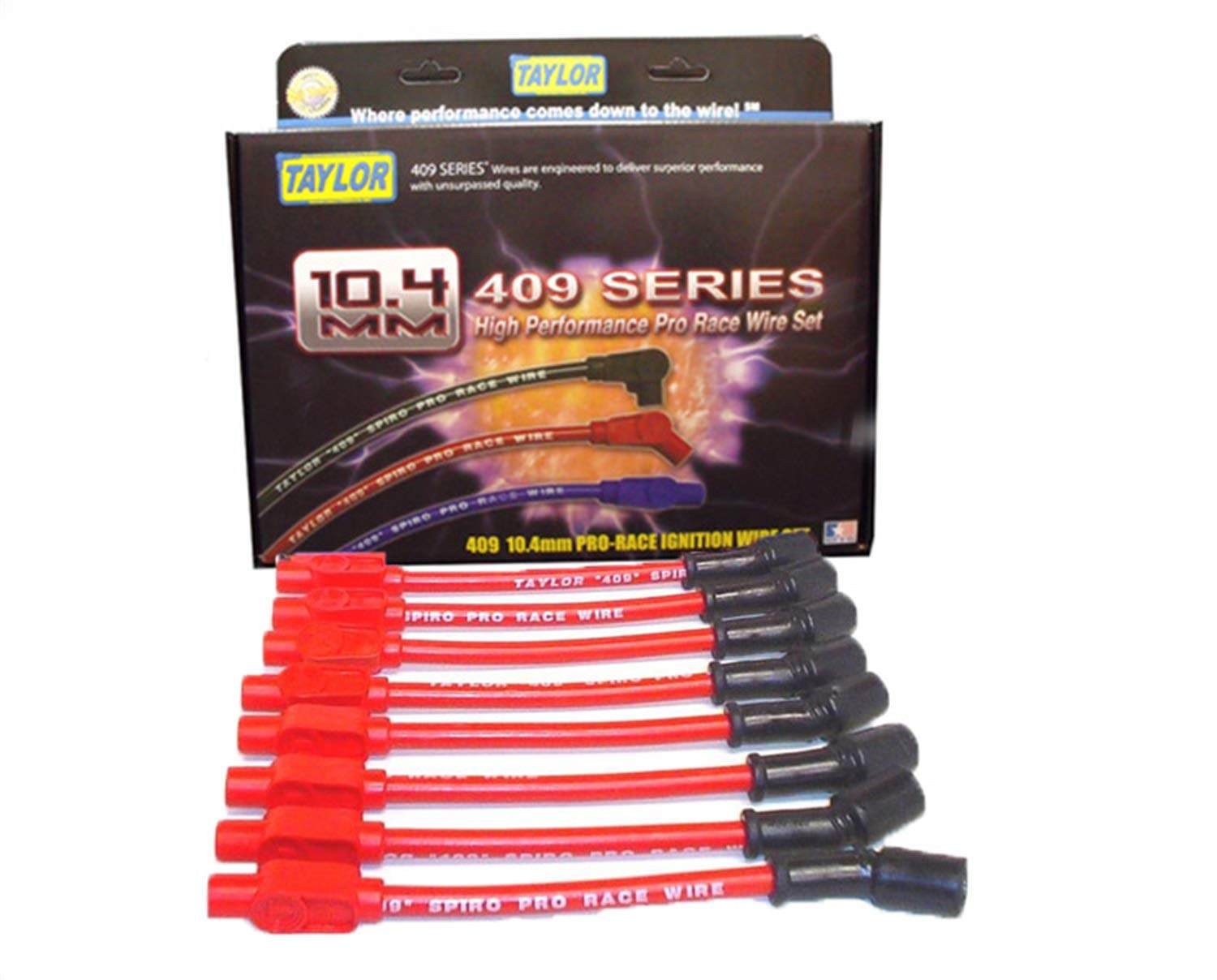 Taylor Cable 79203 409 Race Fit Spiro Red