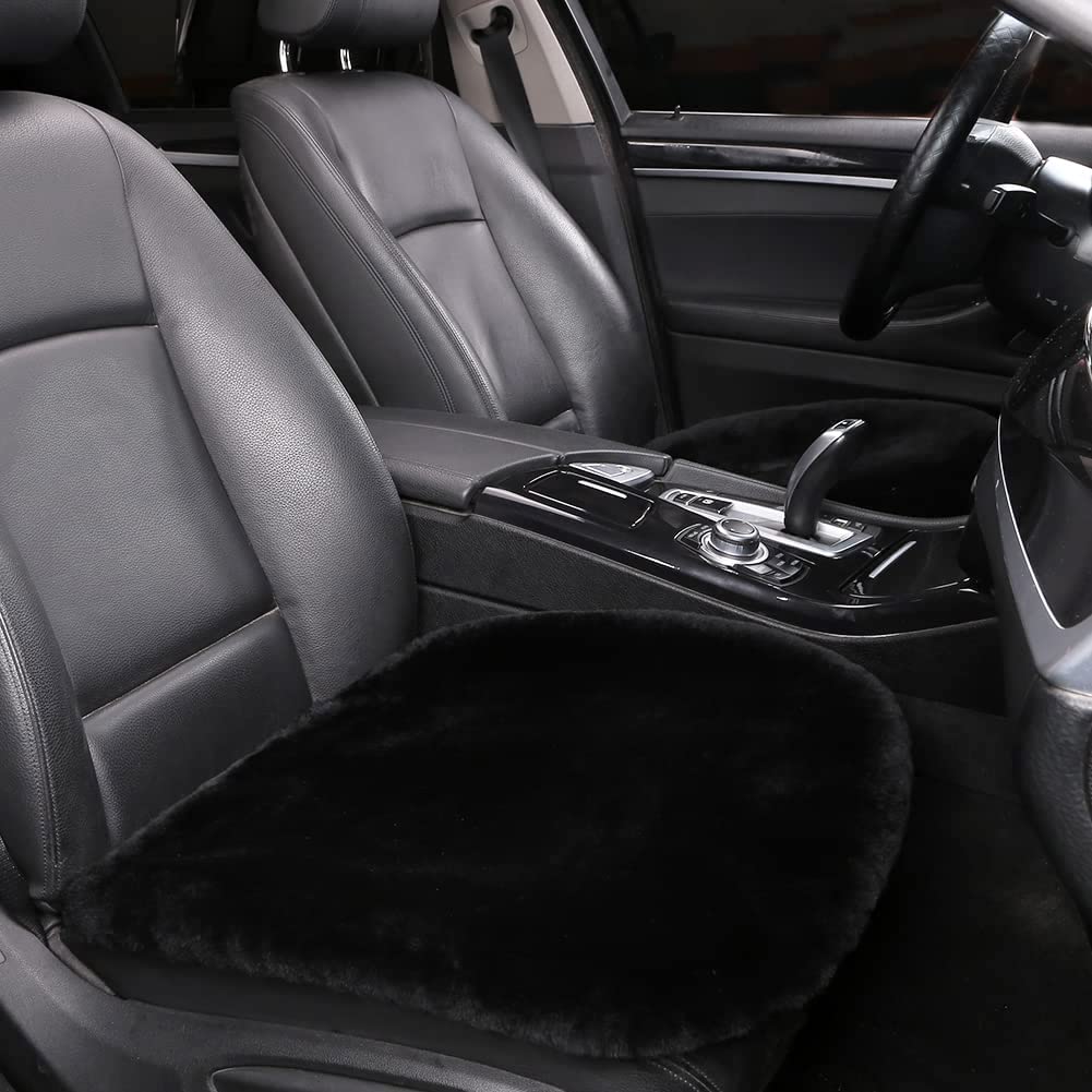 Llb Genuine Sheepskin Car Seat Cushion Seat Covers For Cars Trucks Suv Comfort Seat Protector Pad For Car Driver Seat Car Access