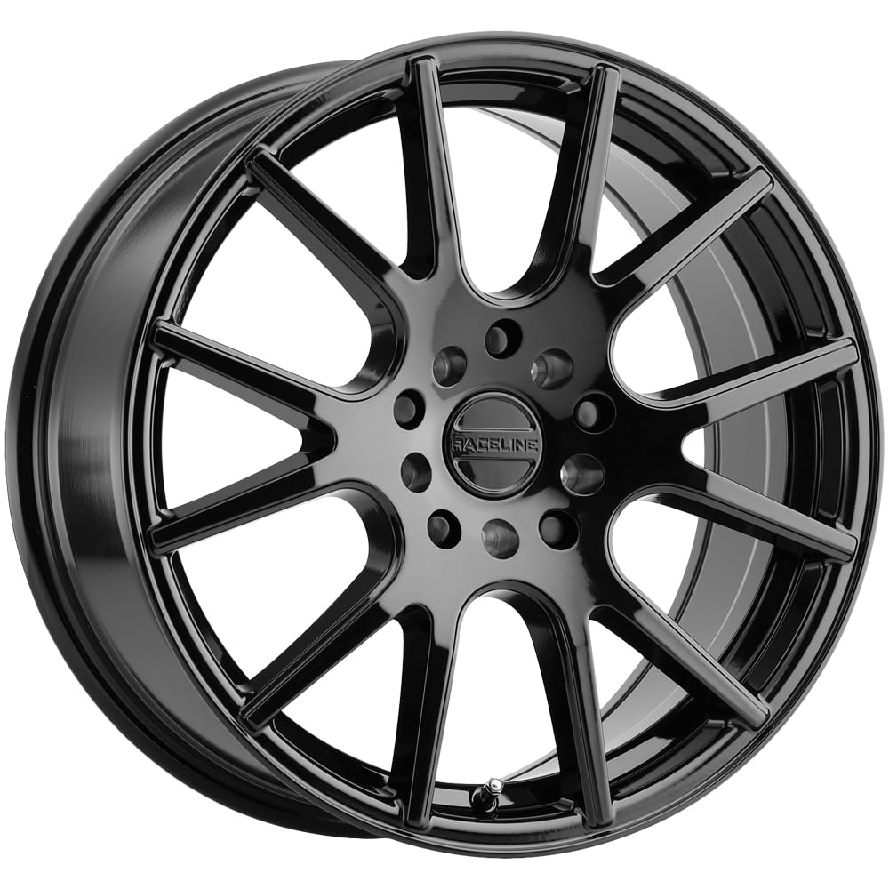 Raceline Wheels 147B Intake Gloss Black Wheel (16 X 7. Inches /5 X 112 Mm, 40 Mm Offset)