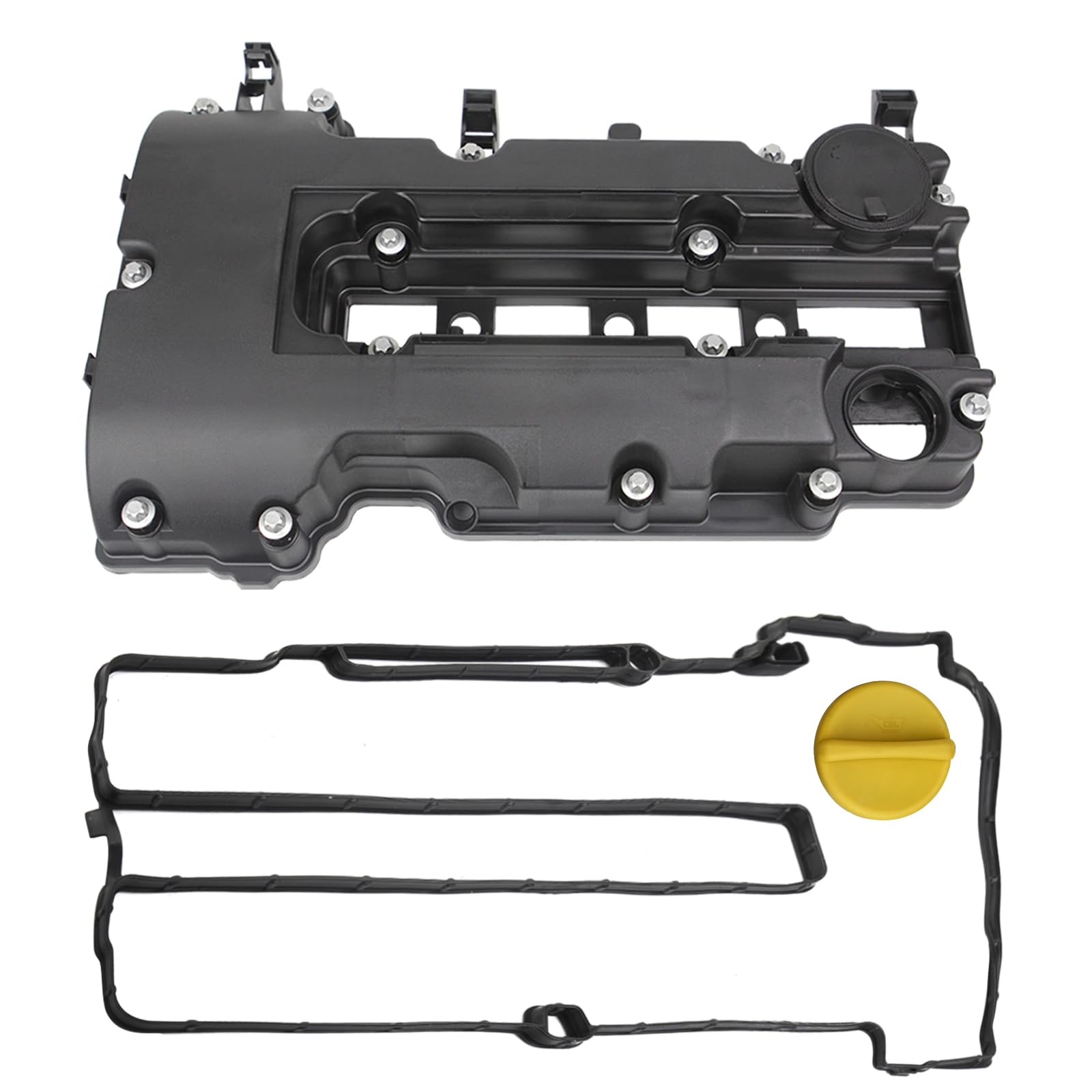 Engine Valve Cover Kit W/Gaskets & Bolts Compatible With 2011-2020 Chevrolet Chevy Cruze Sonic Volt Trax Buick Encore Cadillac E