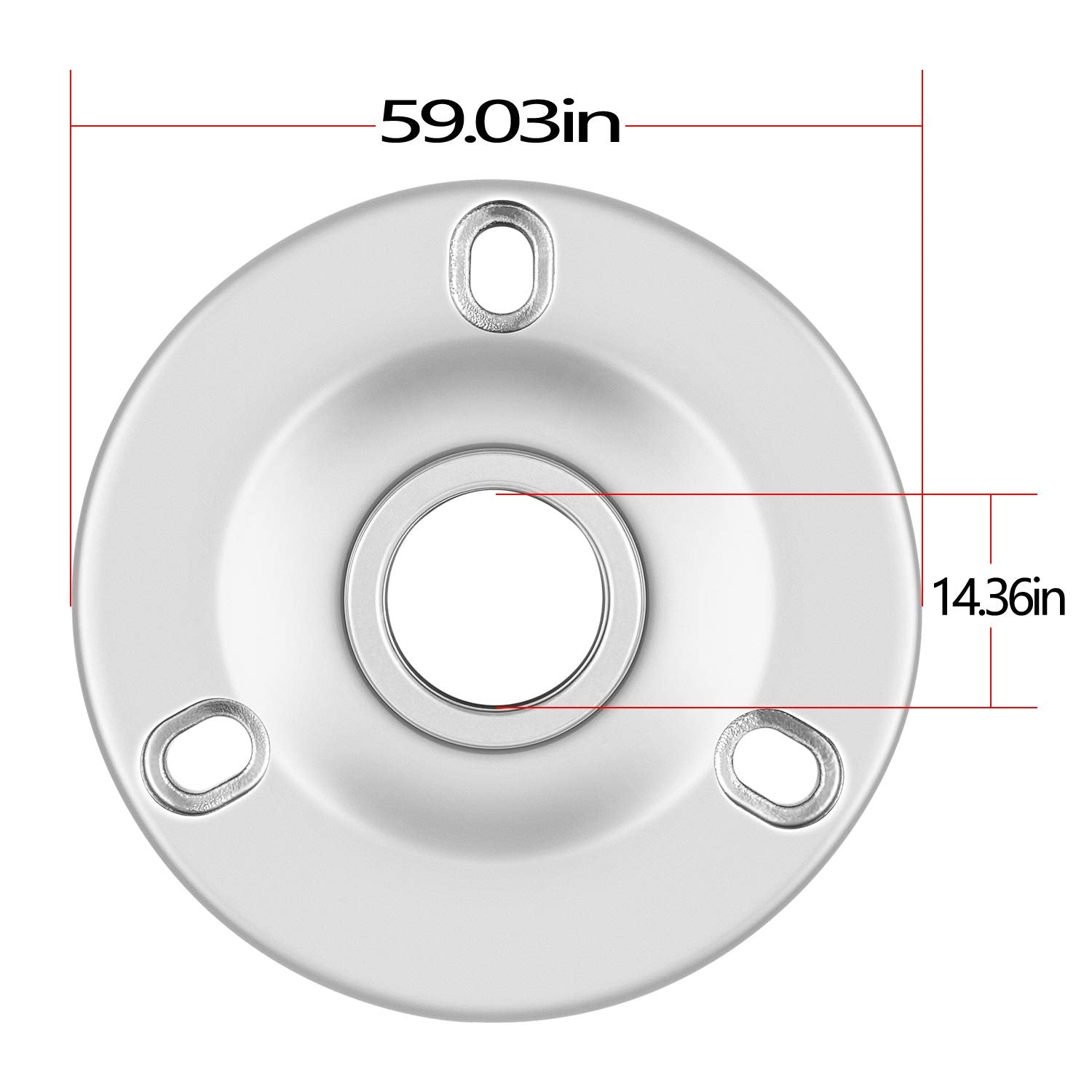 Camoo for Mercury Verado Lifting Adapter with Bolts MT0024 High Strength Stainless Steel Replaces OE 91-895343T02, 895343T02