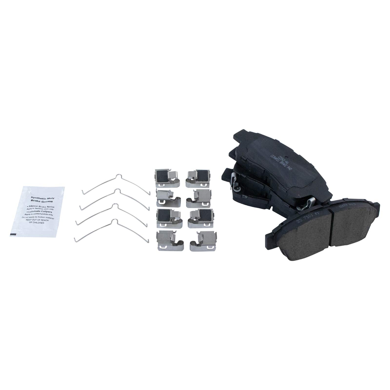 Trq Front Brake Pad & Rotor Kit Brake Pads Brake Rotor Ceramic Compatible With 1993-1997 Geo Prizm Toyota Corolla