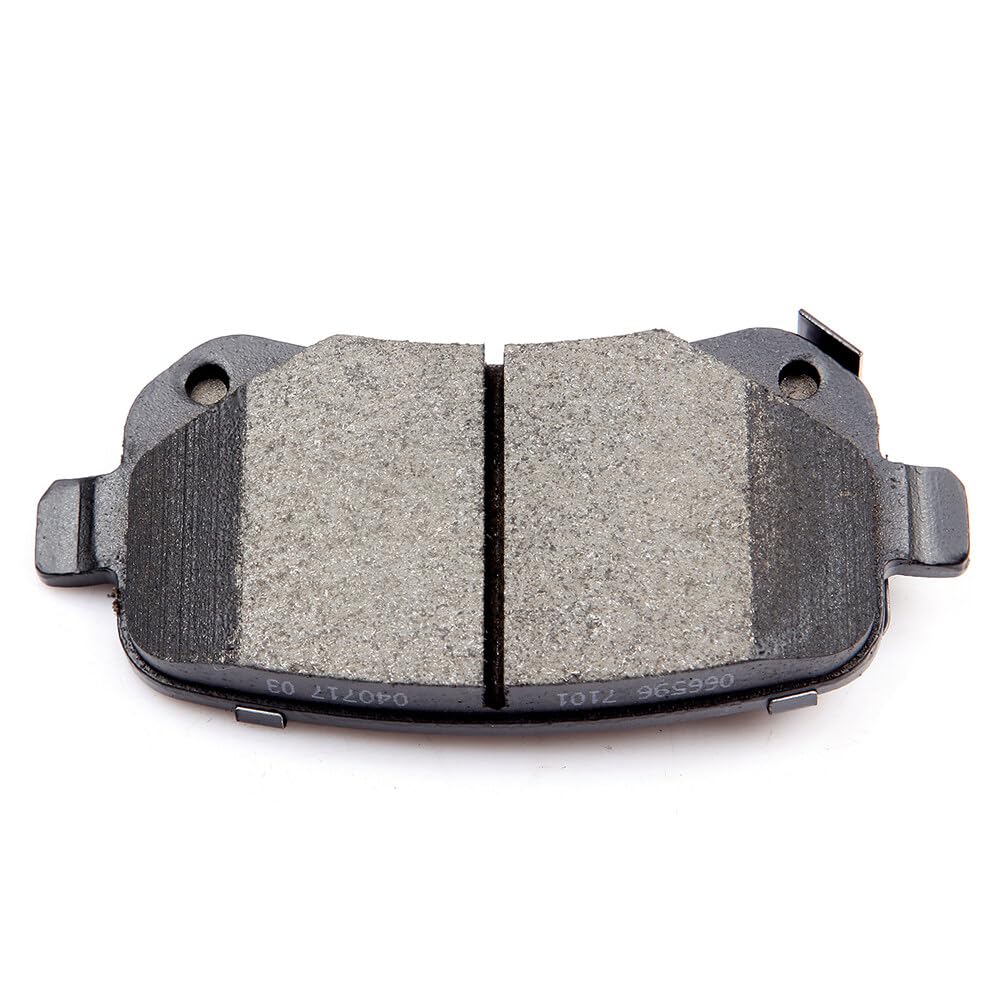 Eccpp D1327-8439 D1326-8438 Front Semi Metallic & Rear Ceramic Disc Brake Pad Set Fit For Chrysler Town & Country 2008-2012,For