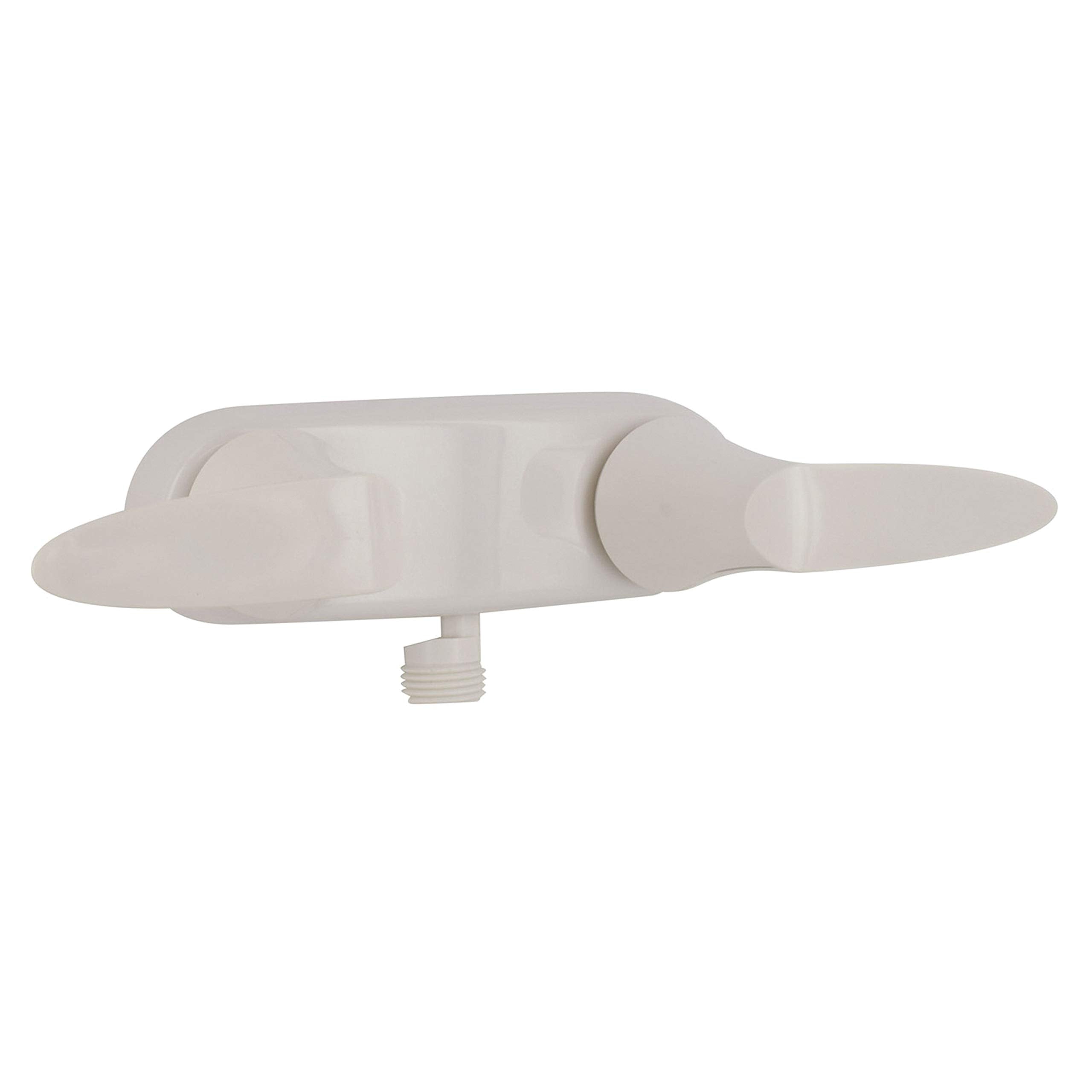 Valterra PF223203 Shower Valve 4 inch DSpud White 2Lever Handle