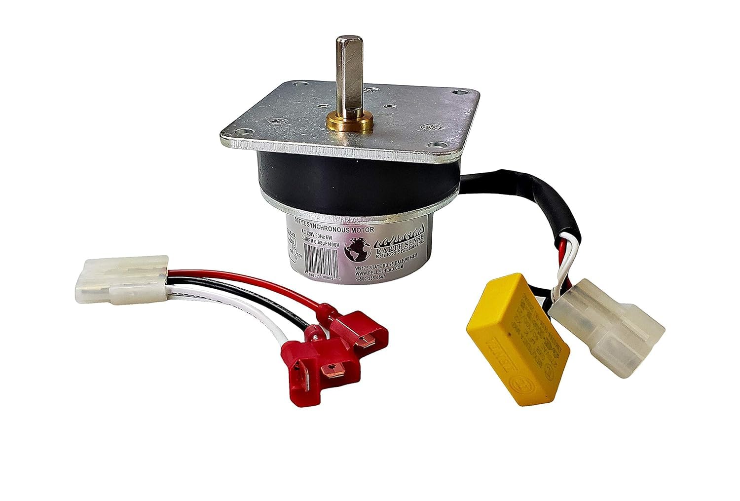 Quadra Fire 812-4421 Auger Feed Drive Motor Fits Models Cab50, Ps35, Ps50, 1200, Castile, Contour, Mt Vernon, E2, Sanata Fe, Tre