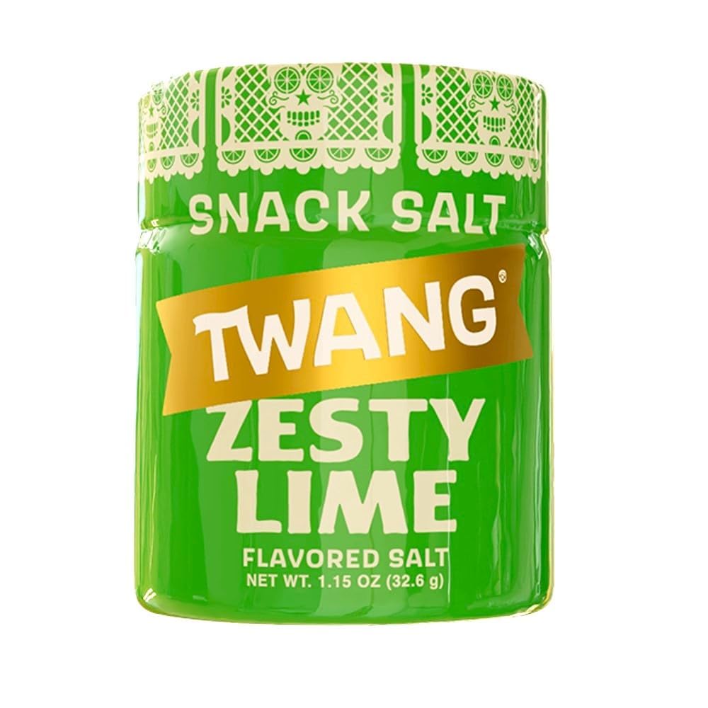 Twang Lime Seasoning Salt Snack Topping, 1.15-Ounce Shaker, Pack of 10