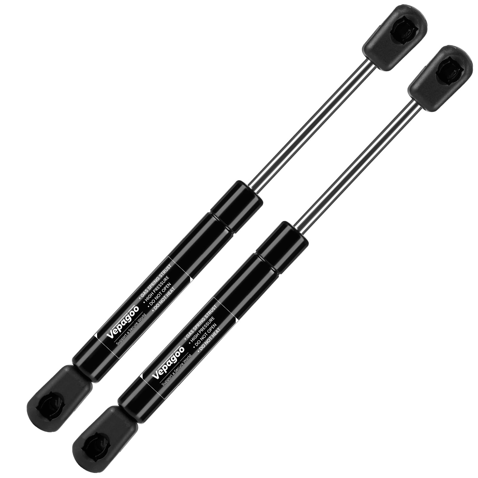 Vepagoo 10 Inch 22 Lb/98N Gas Shock Spring Strut For Cabinet Door Toy Tool Box Lid, Camper Shell Topper Window, Truck Tool Box,