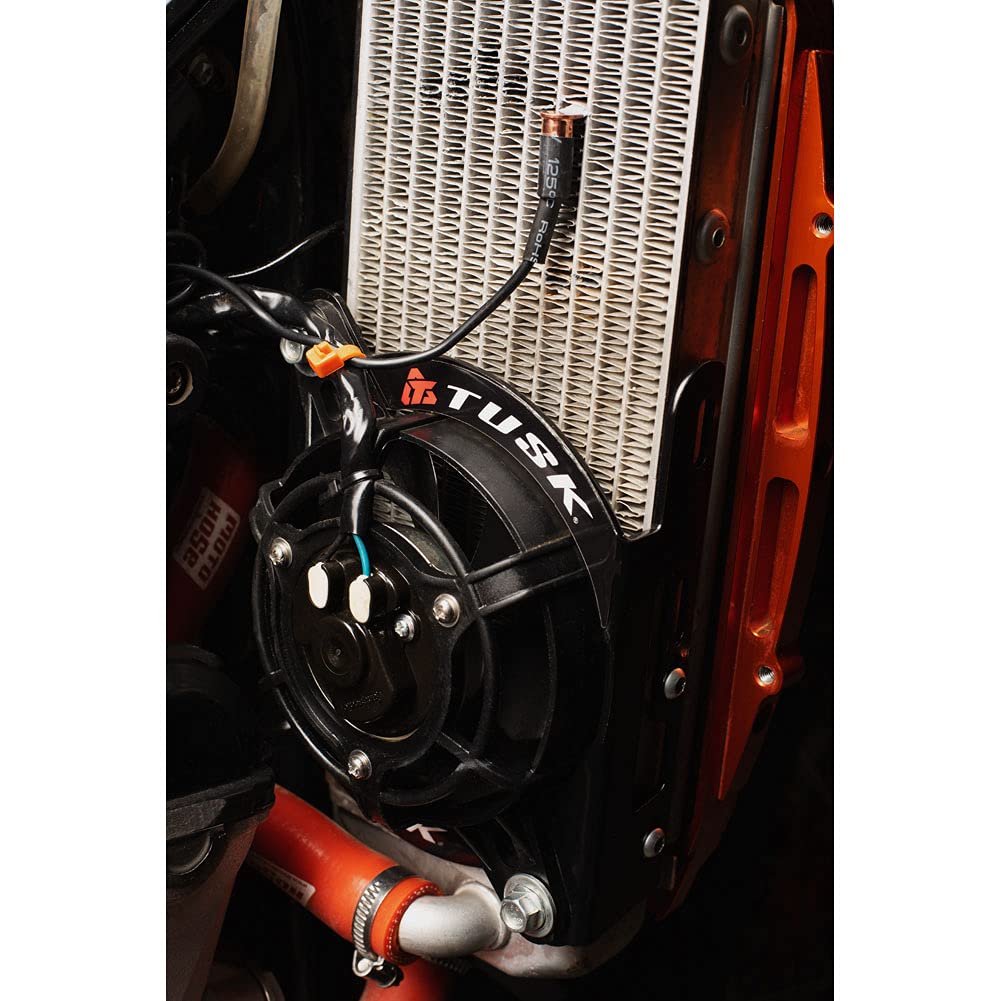 TUSK Digital Radiator Fan Kit - Aluminum for KTM 300 XC-W Six Days 2017-2018