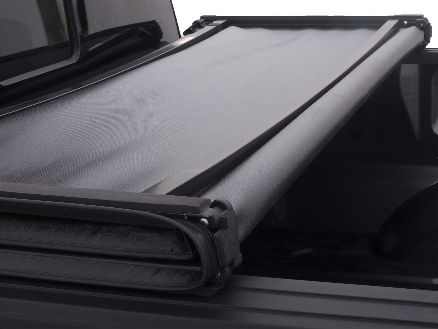 Lund Genesis Tri-Fold Soft Folding Truck Bed Tonneau Cover | 950193 | Fits 2014 - 2018, 2019 Legacy/Limited Chevy/Gmc Silverado/