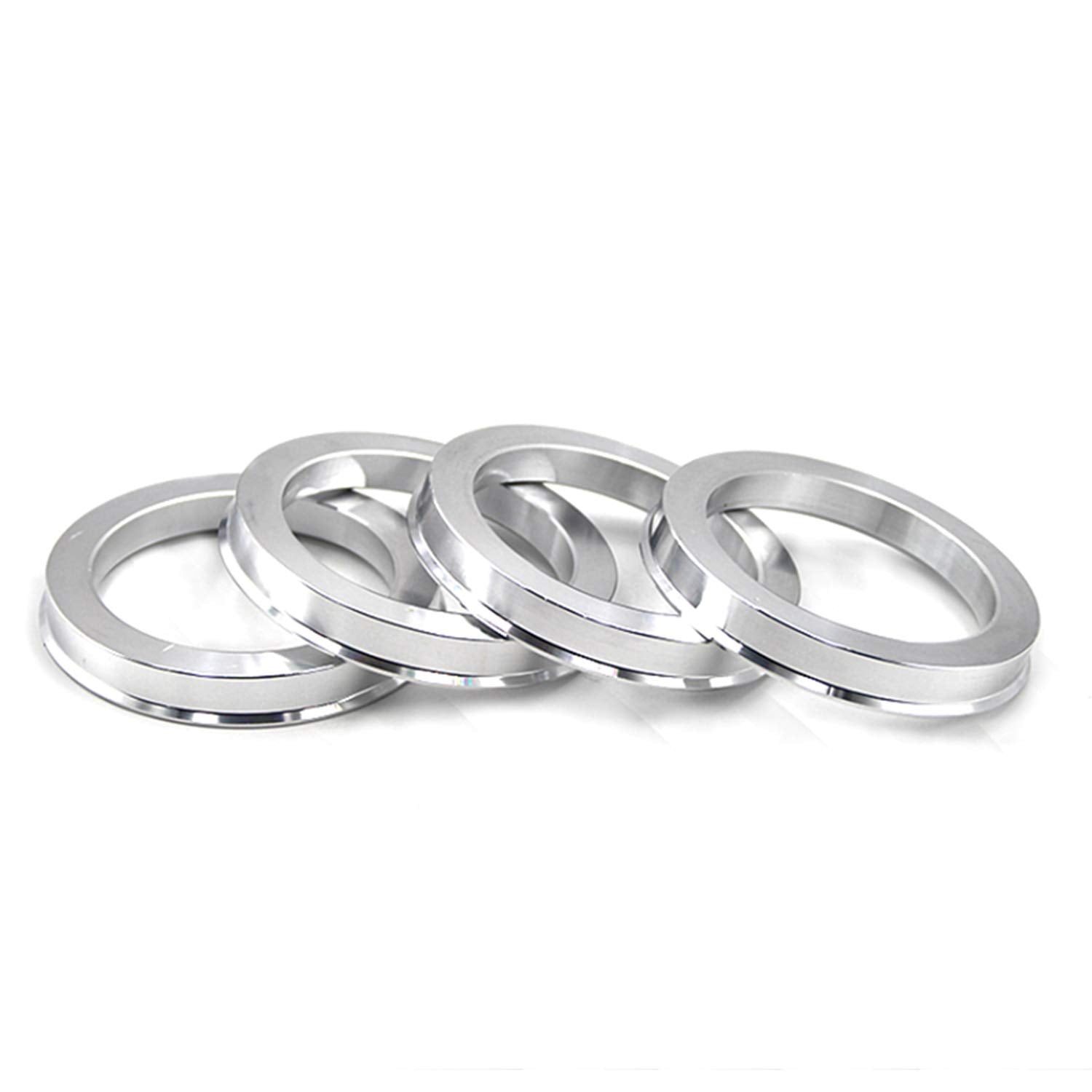 Dcvamous Alloy Aluminum Hub Centric Rings 74.1 To 64.1, Set Of 4 - Performance Spigot Hubrings Fit 64.1Mm Vehicle Hub And 74.1Mm