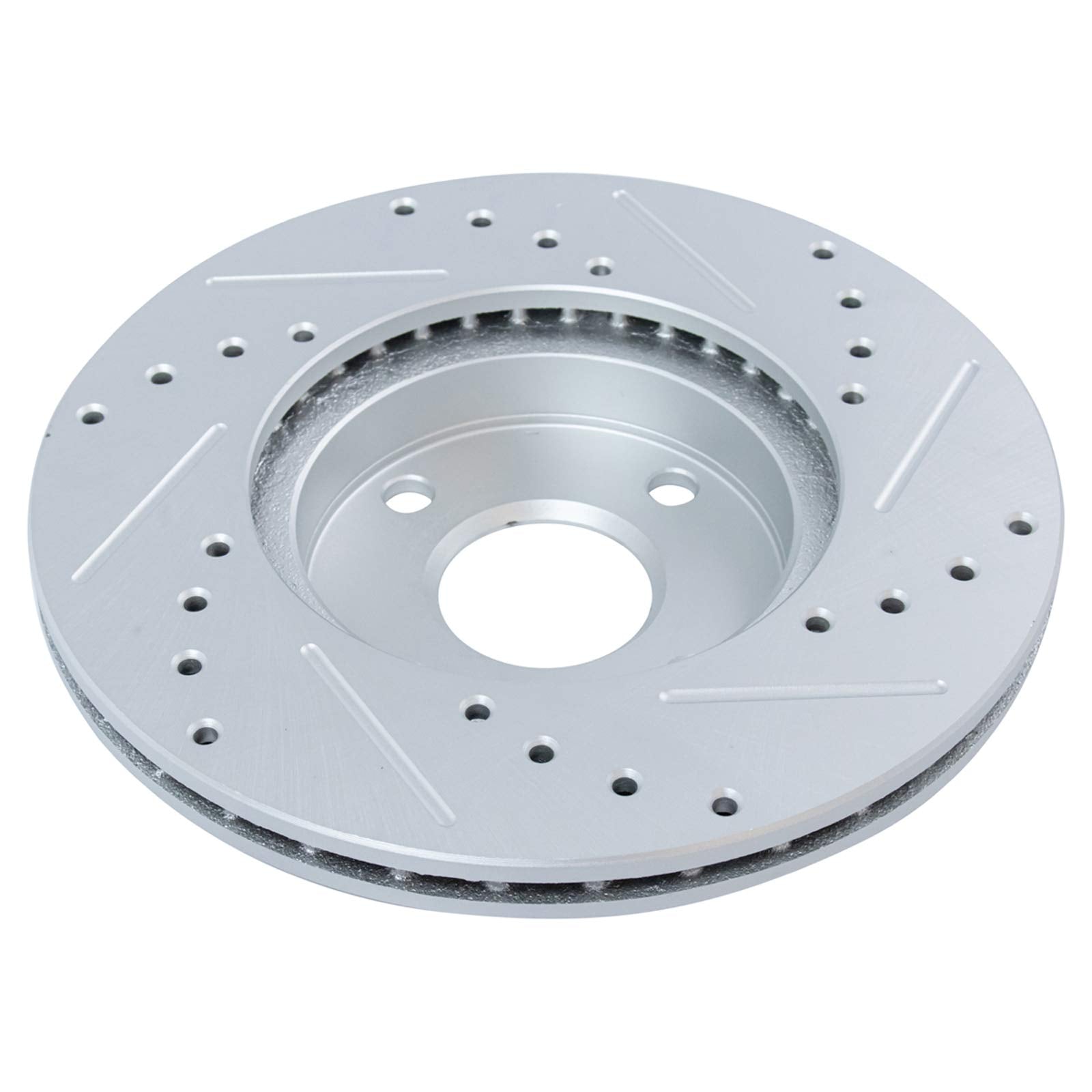 Trq Front Performance Brake Rotors Set Premium G-Coated Compatible With 1994-2005 Mazda Miata