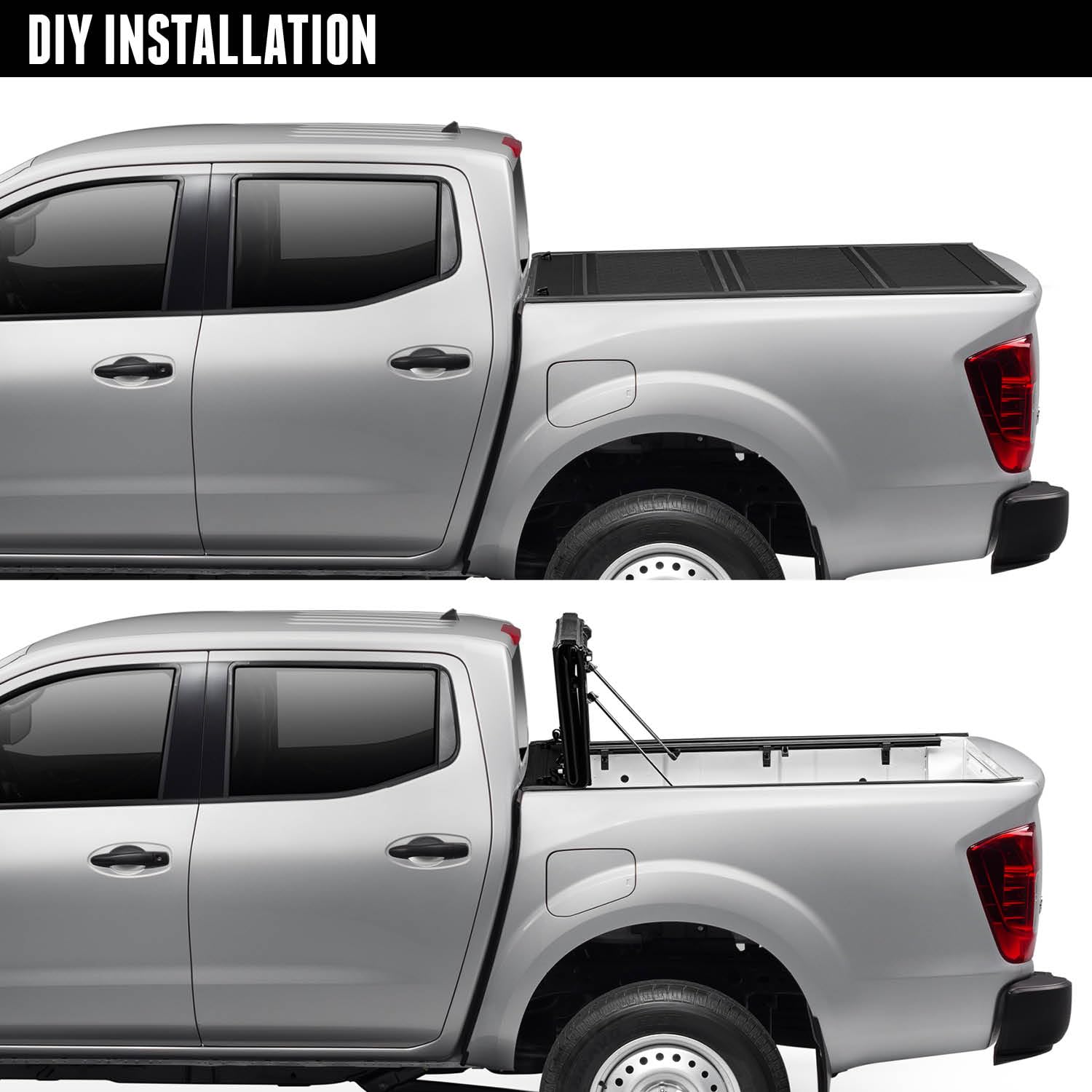 Undercover Flex Hard Folding Truck Bed Tonneau Cover | Fx11019 | Fits 2014 - 2018, 2019 Ltd/Lgcy Chevy/Gmc Silverado/Sierra 1500, 2015-19 2500/3500Hd 6' 7 Bed (78.9)