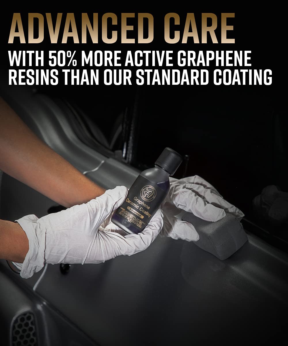 Adam's Advanced Graphene Ceramic Coating - 60ml, 10H Protection, UV Glow Technology for Car Detailing Professionals