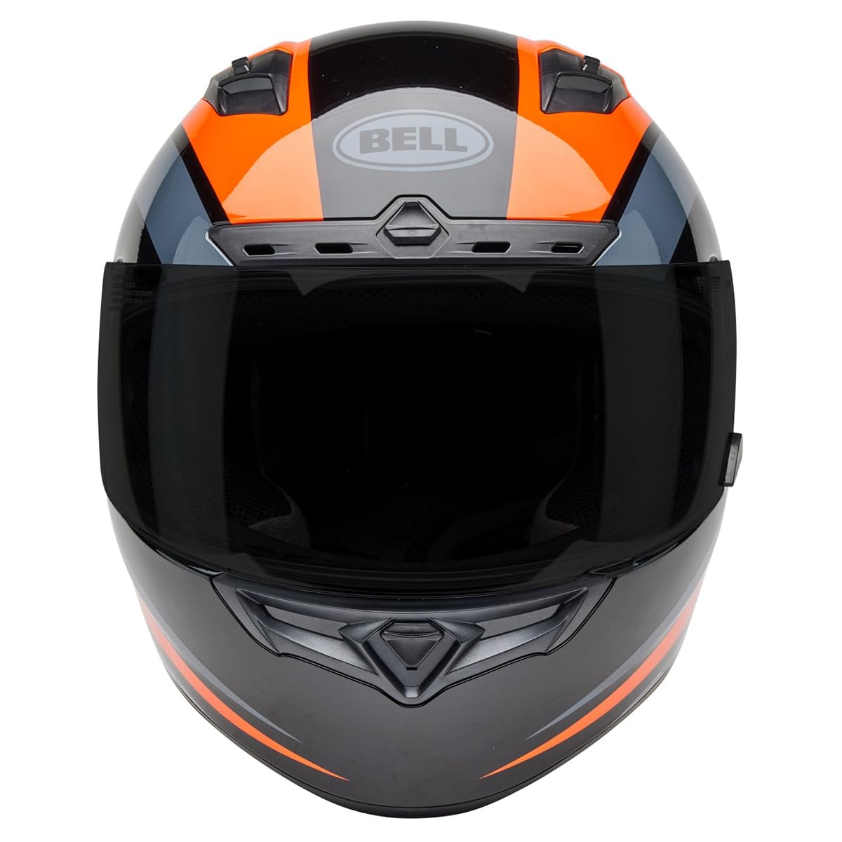 Bell Qualifier Dlx Mips Street Helmet (Gloss Blitz Orange/Black - 2X-Large)