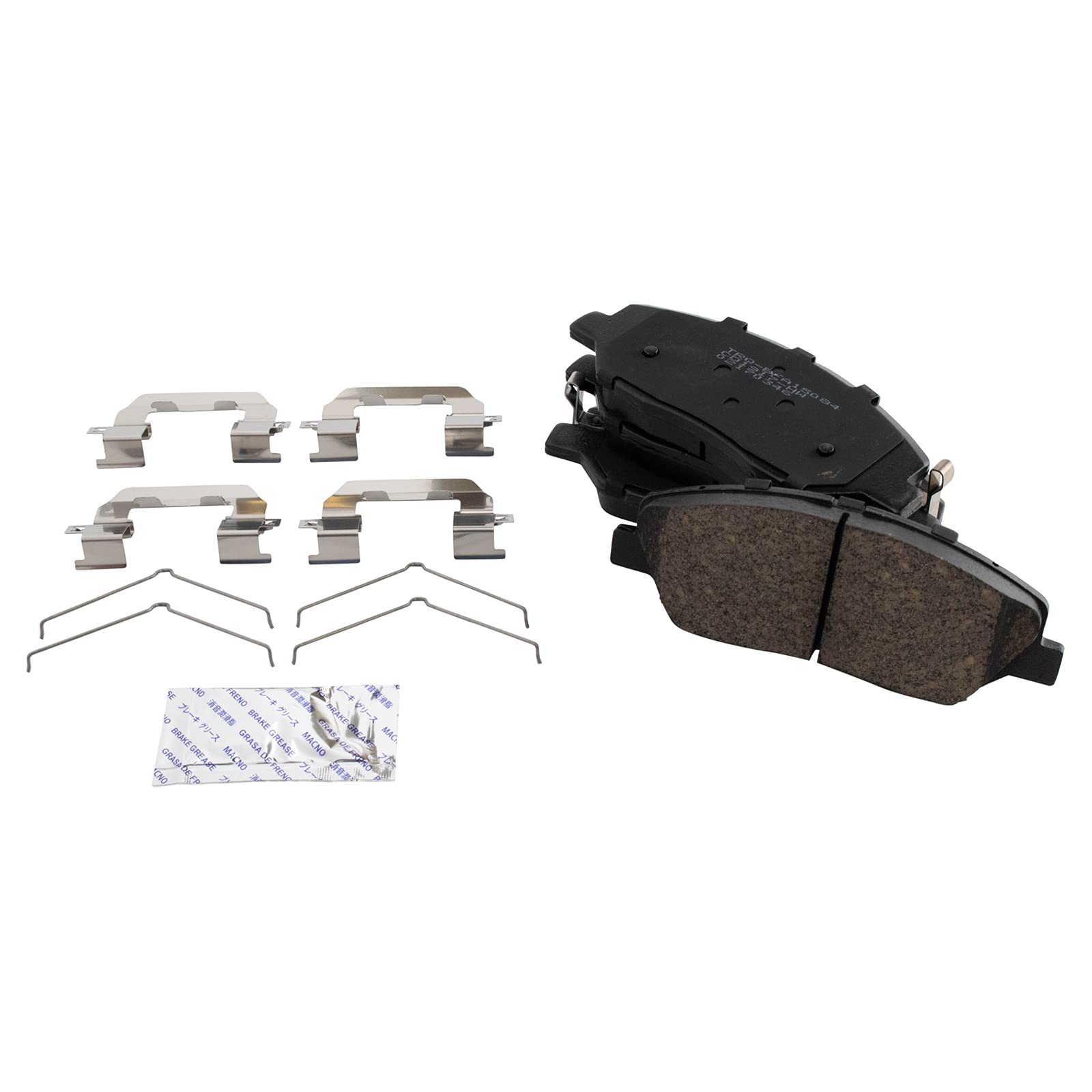 Trq Front Brake Pads Ceramic Compatible With 2017-2018 Hyundai Santa Fe 2019 Santa Fe Xl