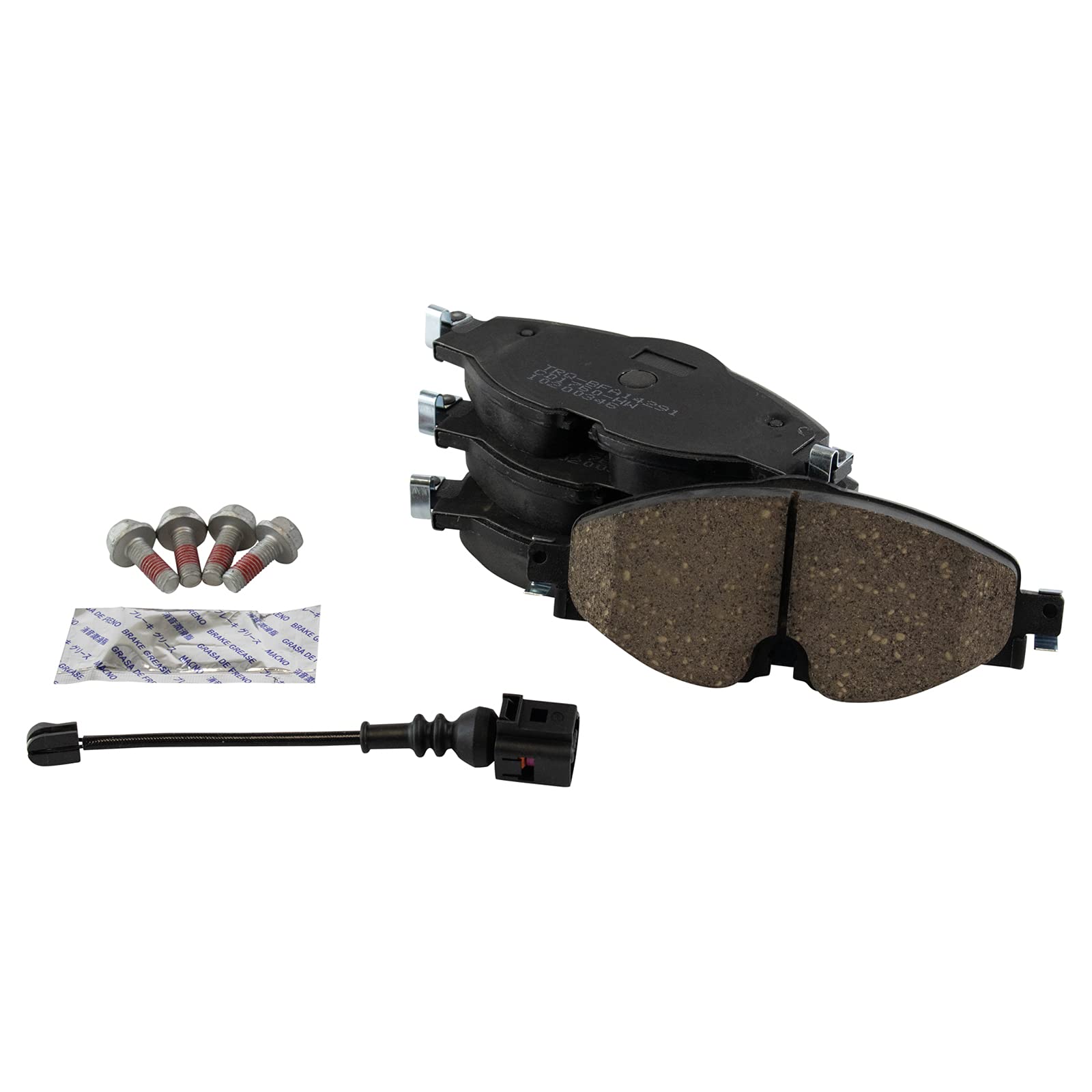 Trq Front Ceramic Brake Pad Set Compatible With Audi A3 Tt Vw Golf Gti Jetta
