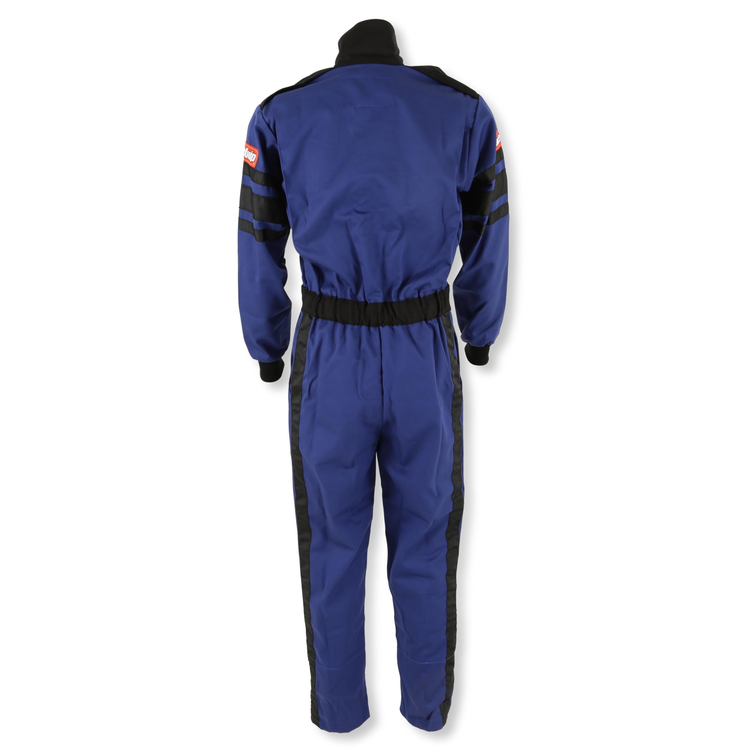 Racequip 110026Rqp 110 Series 1-Pc Driving Suit Sfi 3.2A/1 Blue/Black Stripe Xl