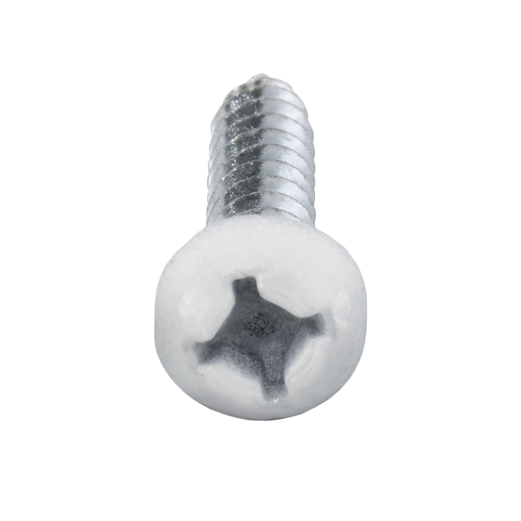 RecPro 8x1 Pan Head Metal RV Screws | Polar White | Multi-Pack | RV Interior Screws | Factory Finished Looked | (100)