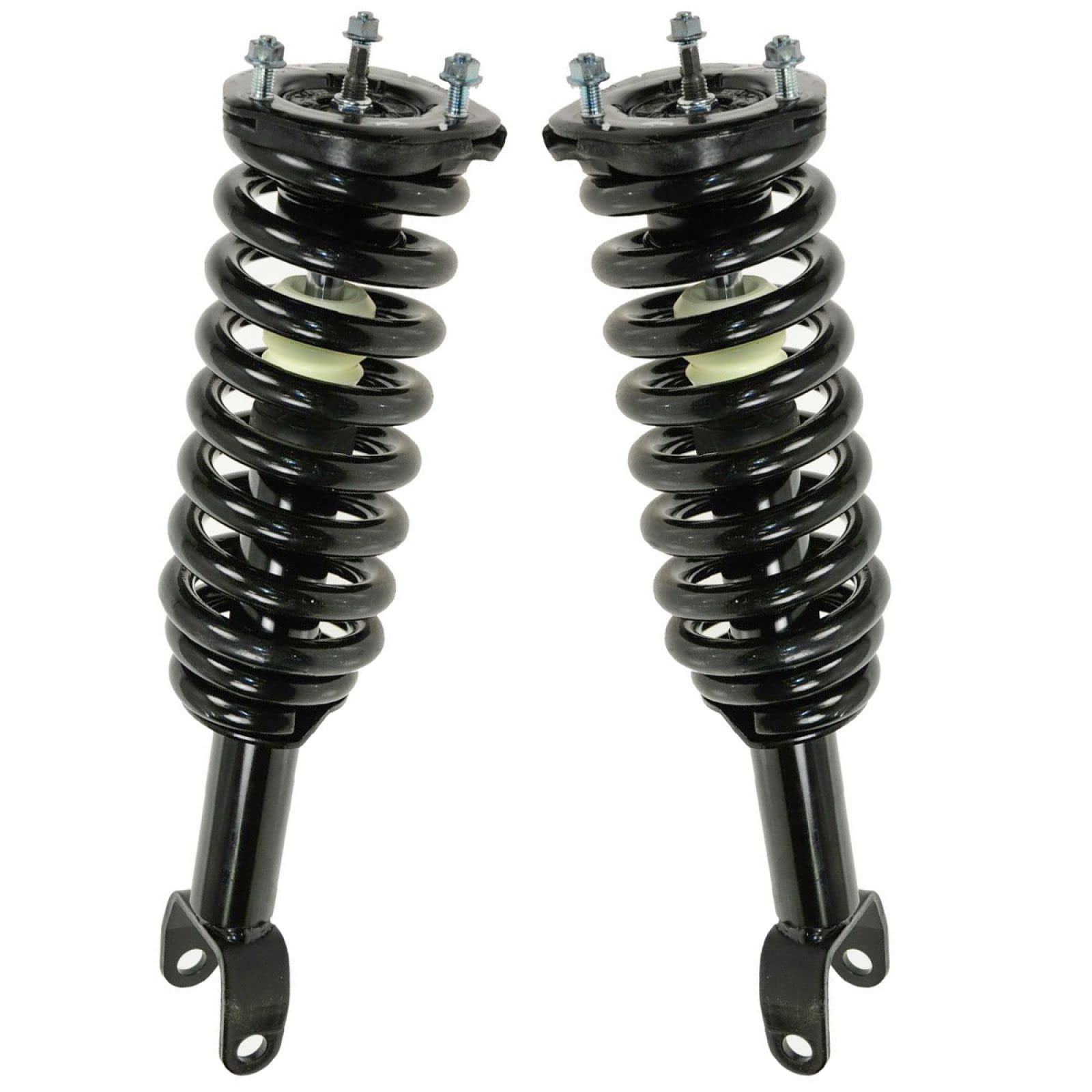 Trq Front Strut & Coil Spring Assembly Set Driver & Passenger Sides Compatible With 05-09 Dodge Dakota 06-09 Mitsubishi Raider