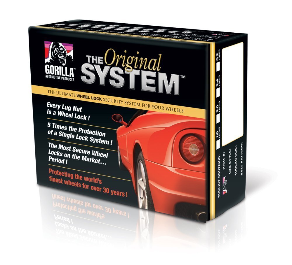 Gorilla Automotive 71634N The System Acorn Wheel Locks (12Mm X 1.50 Thread Size) - For 6 Lug Wheels