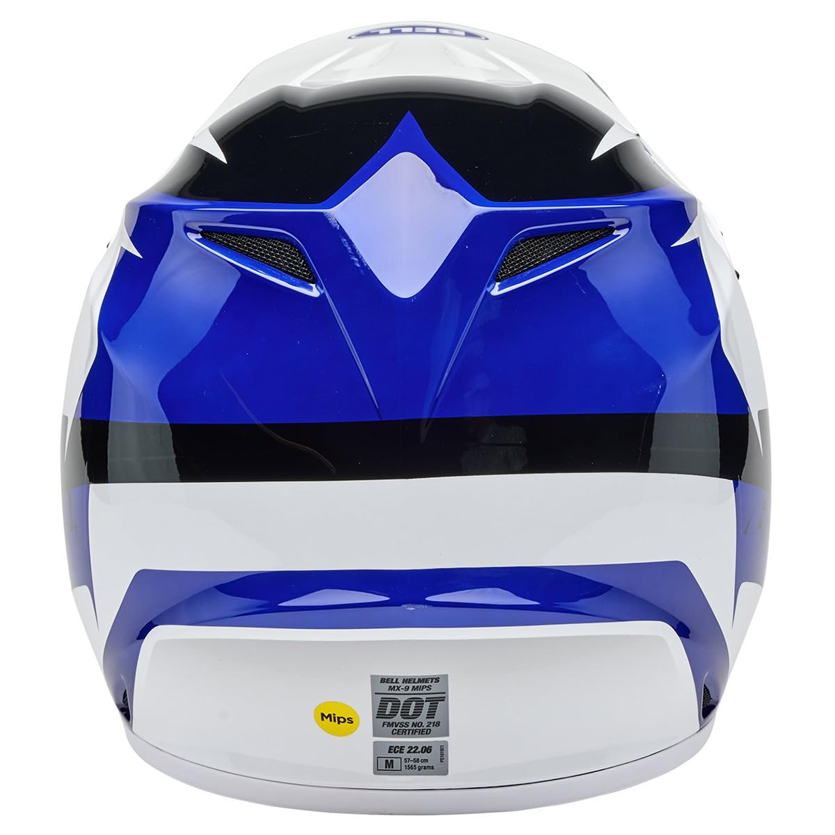 Bell Mx-9 Mips Dirt Helmet (Gloss Rift Blue/White - 2X-Large)