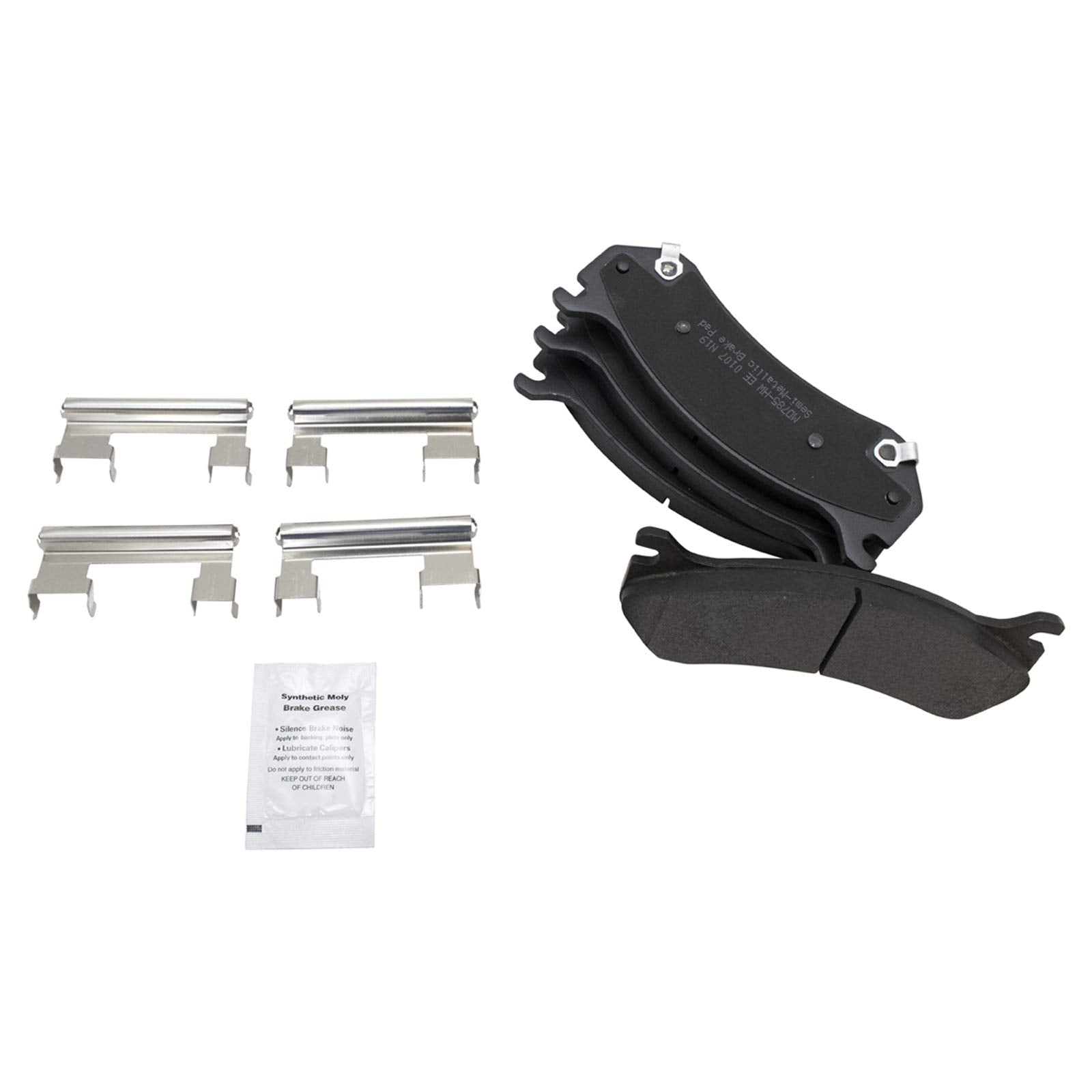 Trq Front Brake Pad & Rotor Kit Brake Pads Brake Rotor Semi-Metallic Compatible With 2008 Gmc Savana 2500