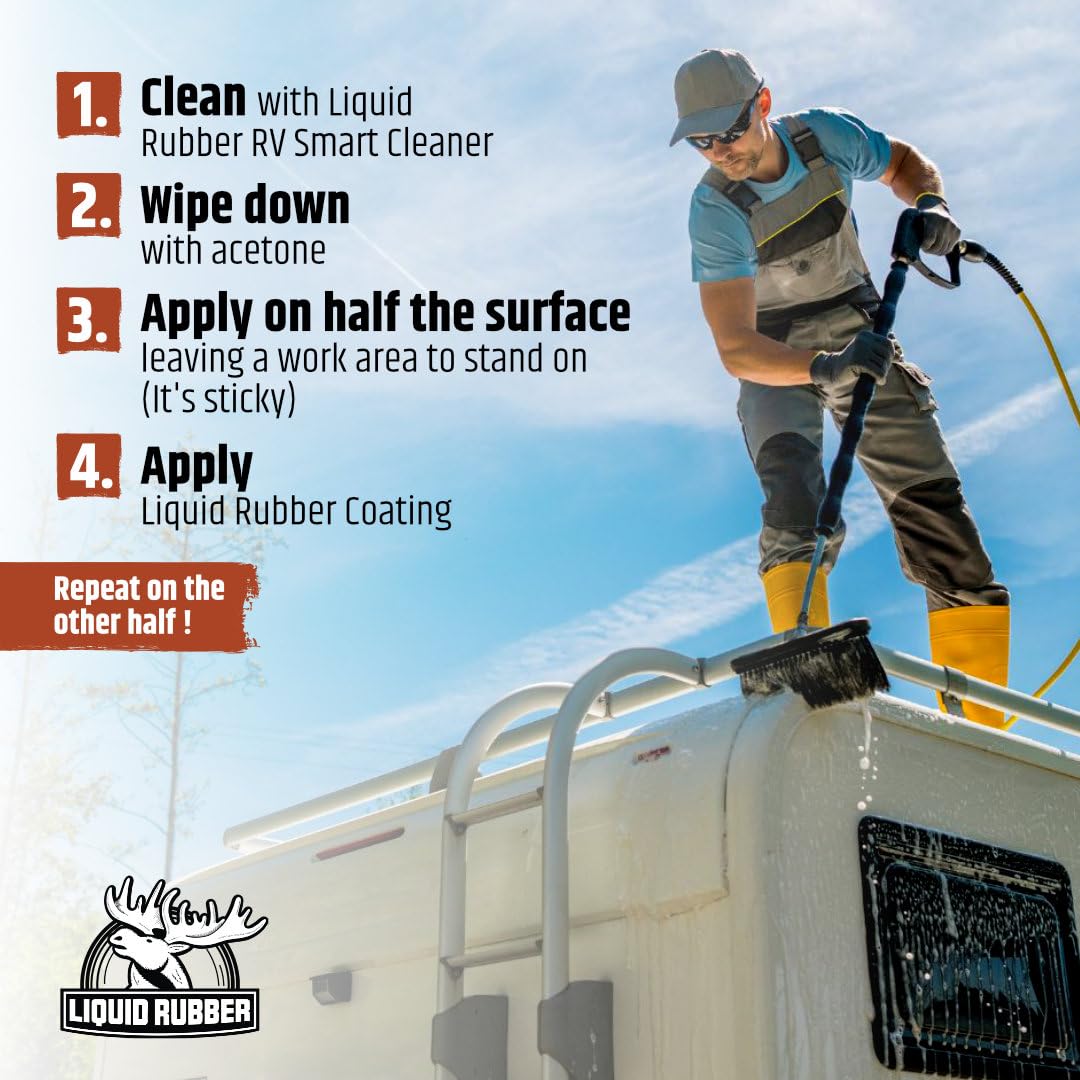 Liquid Rubber Epdm Primer - Weatherseal Camper And Trailer Roofing Coating - Weatherseal Camper And Trailer Roofing Coating 1 Qu