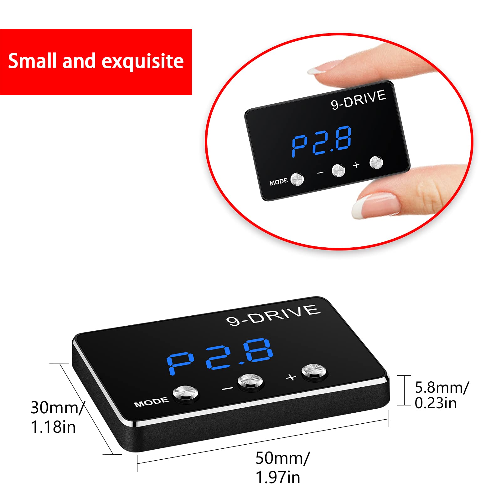 Throttle Response Controller 9 Drive Modes Smart Electronic Racing Accelerator Compatible With Ford F150 F250 Raptor Fusion Focu