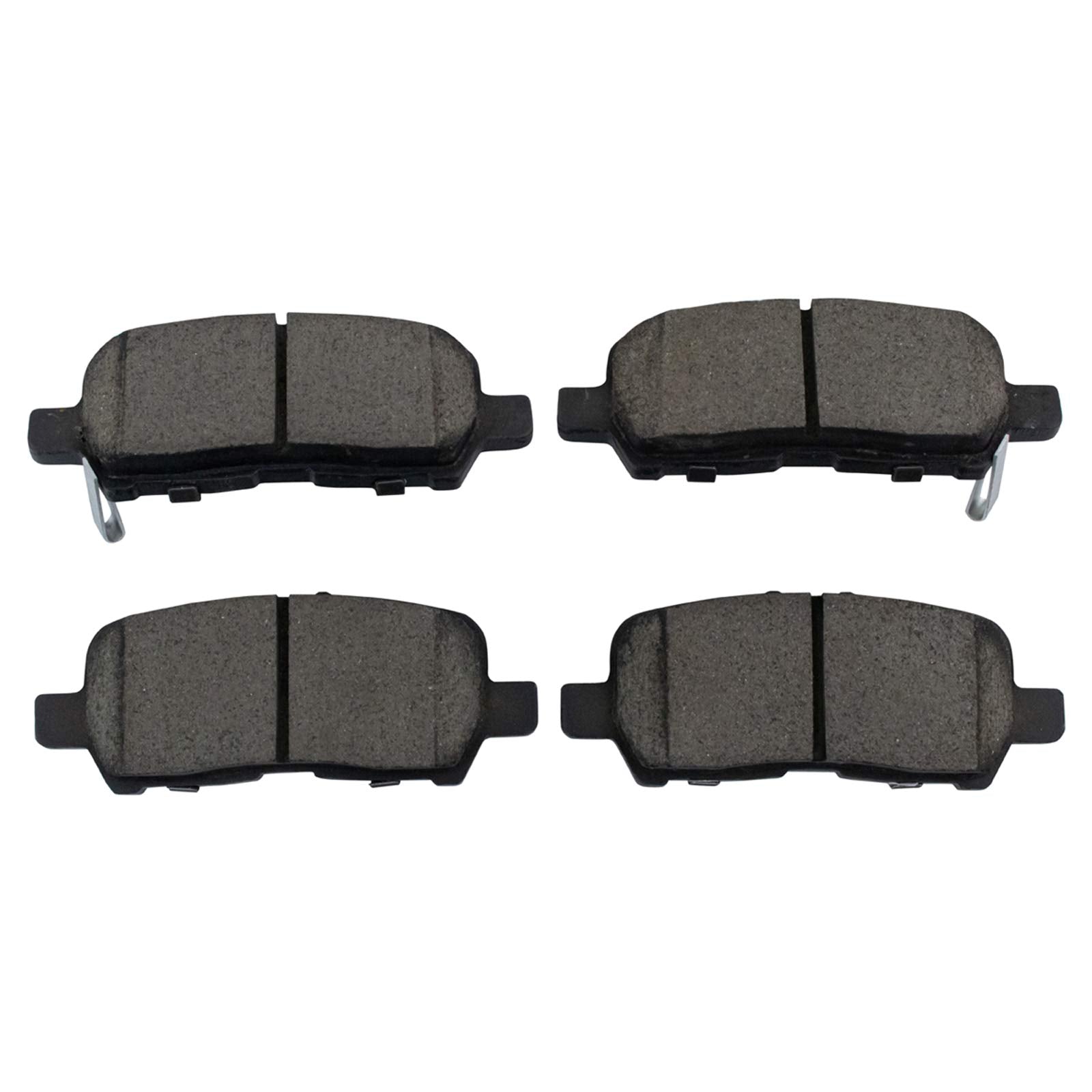 TRQ Rear Brake Pads Ceramic Compatible with 2005-2009 Buick LaCrosse 2011-2013 Chevrolet Impala 2014-2016 Impala Limited 2004-20