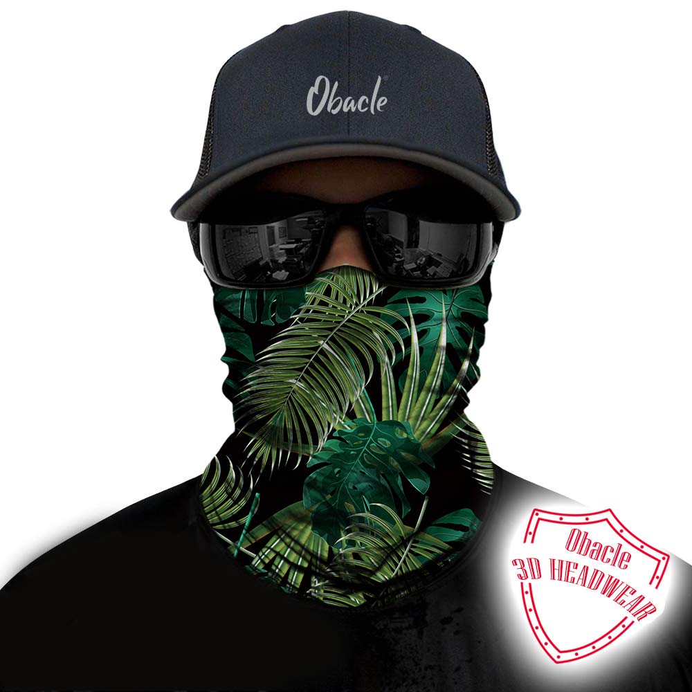 Obacle Seamless Bandana For Rave Face Mask Dust Wind Sun Protection Neck Gaiter Tube Mask Headwear Bandana For Women Men Festiva