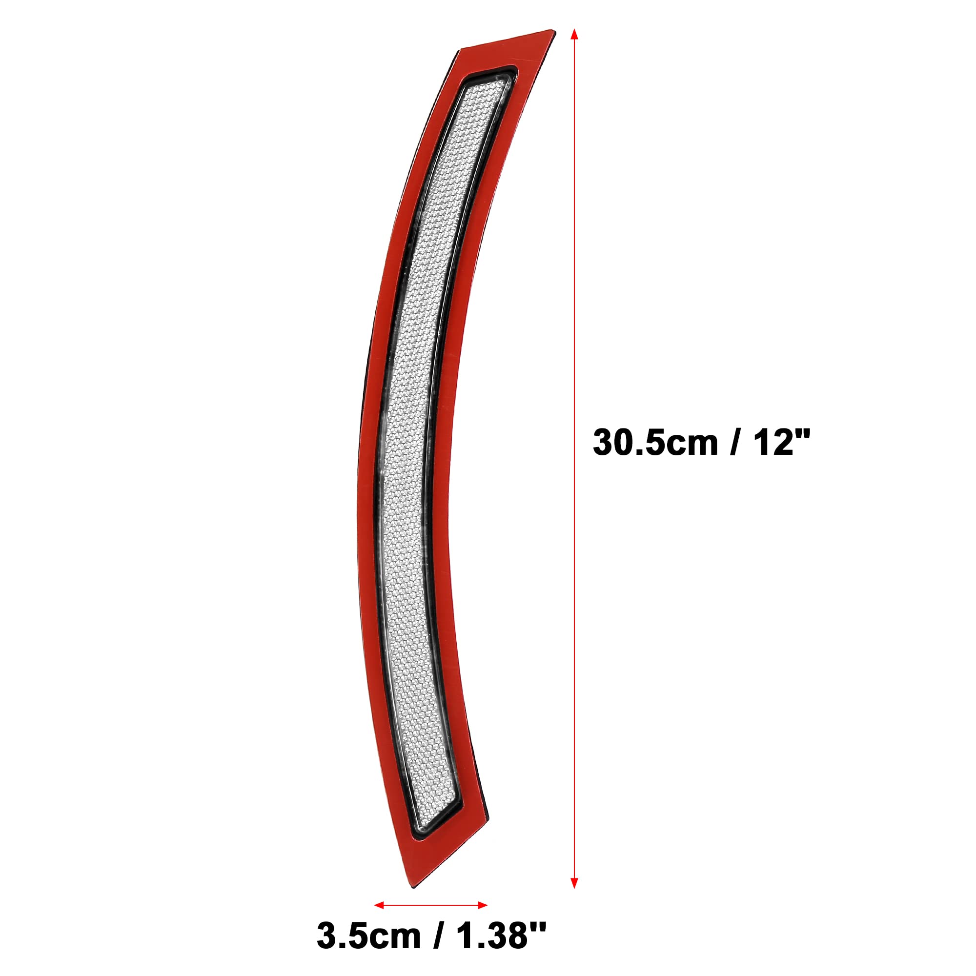 X AUTOHAUX Pair 63147290093 63147290094 Front Bumper Reflector Side Marker for BMW F15 F85 X5 M 2014-2017 Replace Original Refle