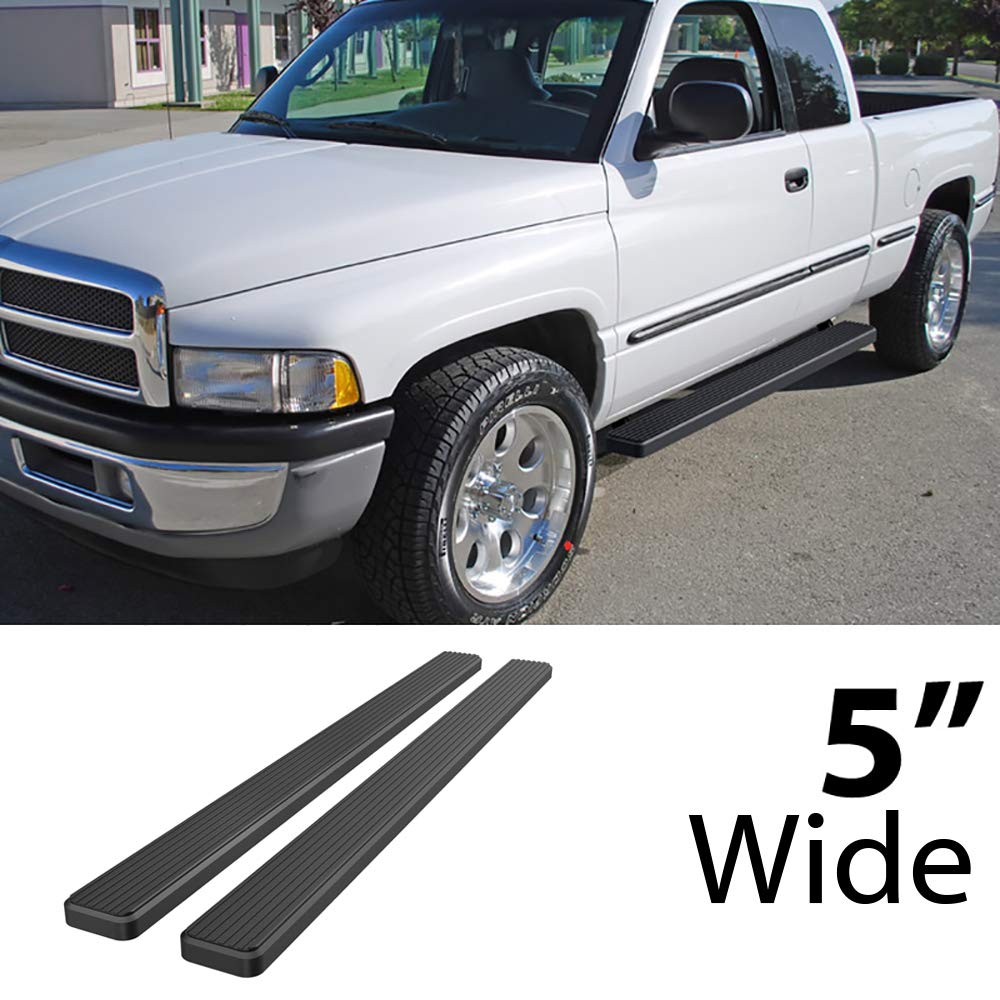 APS Running Boards (Nerf Bars Side Steps) Compatible with Dodge Ram 1500 1994-2001 Club Cab & Ram 2500 3500 1994-2002 (Exclude 0