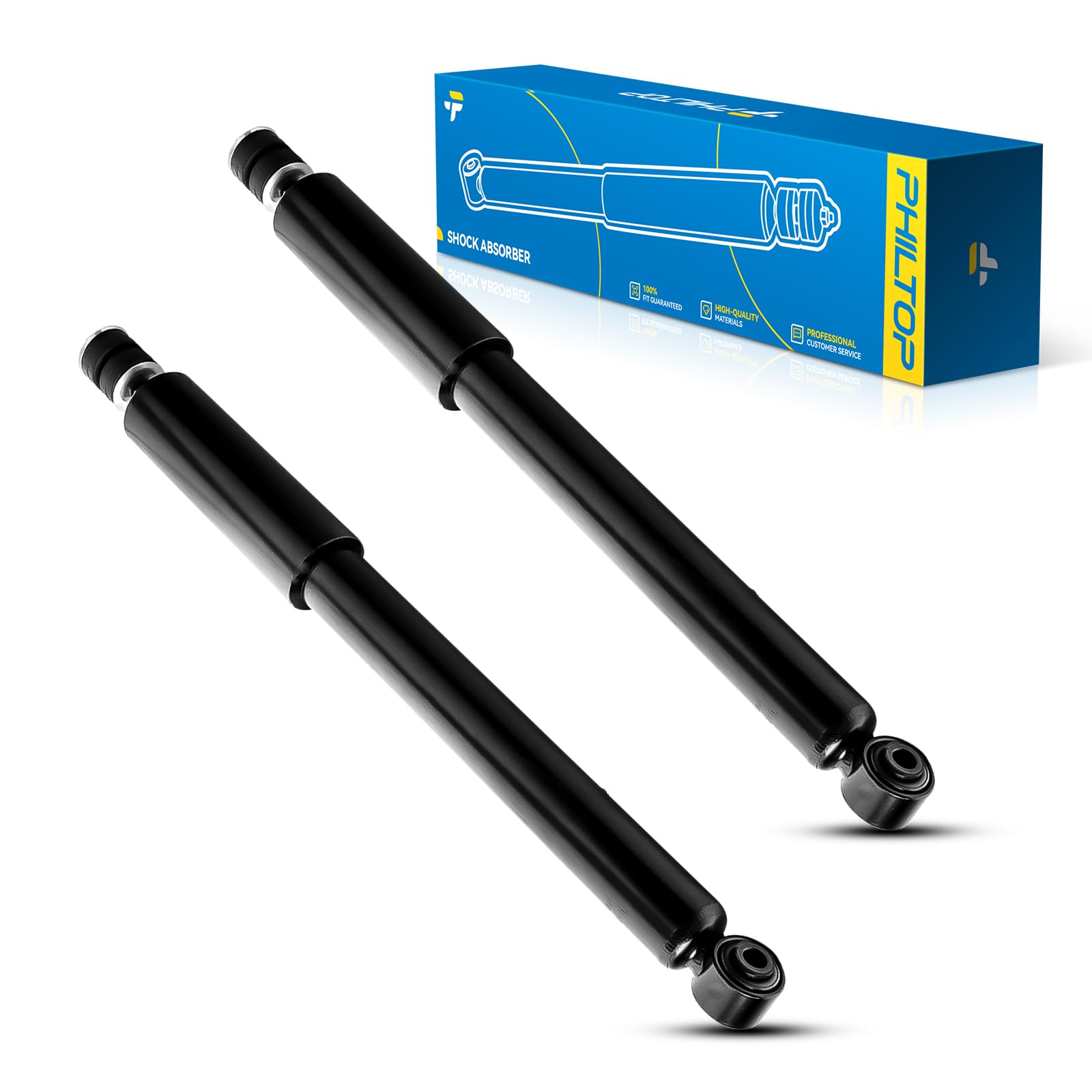 Philtop Rear Struts Shock Absorber Fit For Civic 2006-2011, Complete Struts With Coil Spring Assembly, Quick Suspension Loaded S