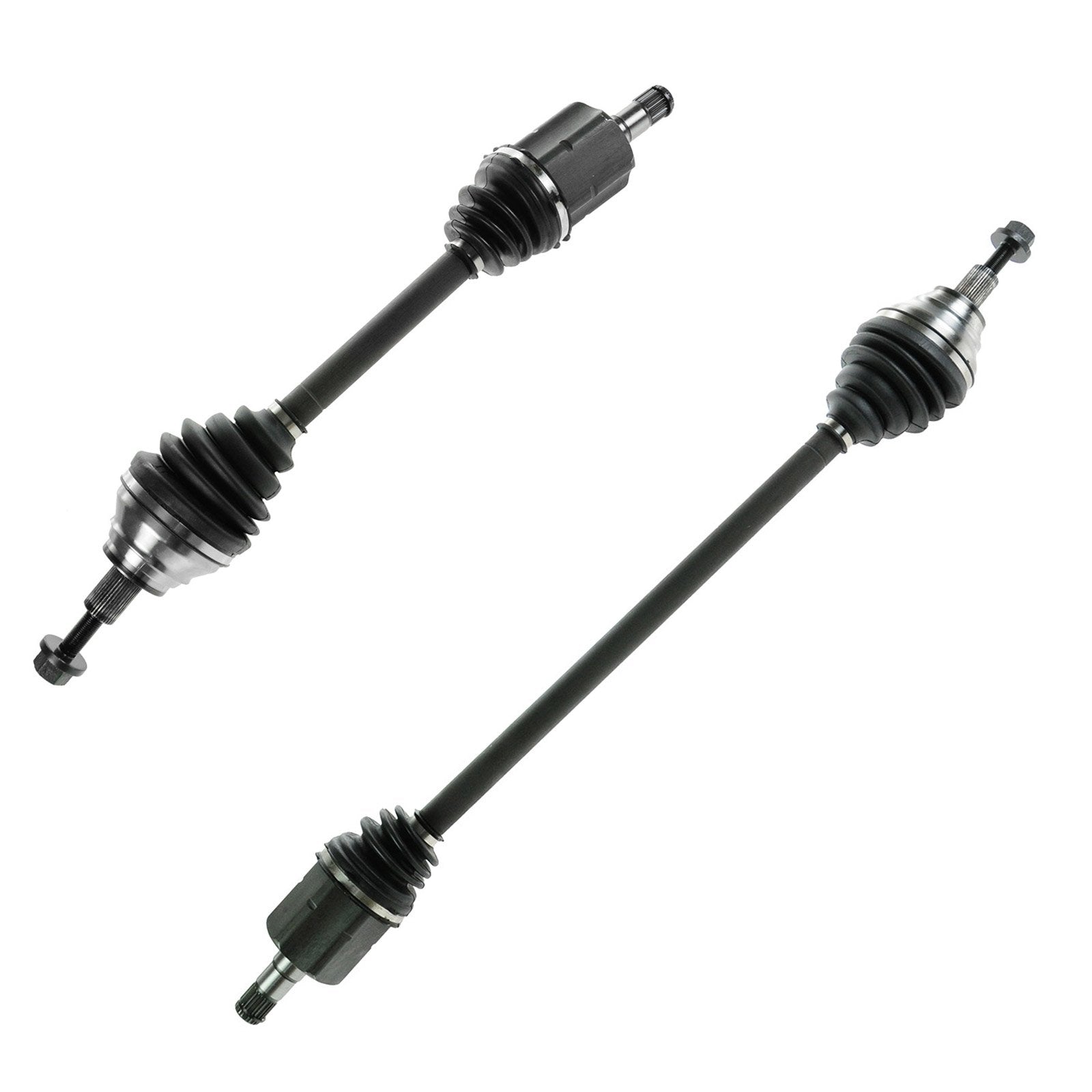 Trq Front Cv Axle Shaft Assembly Set Compatible With 2009 Volkswagen Cc 2010-2018 Golf 2015-2018 Golf Sportwagen 2005-2018 Jetta