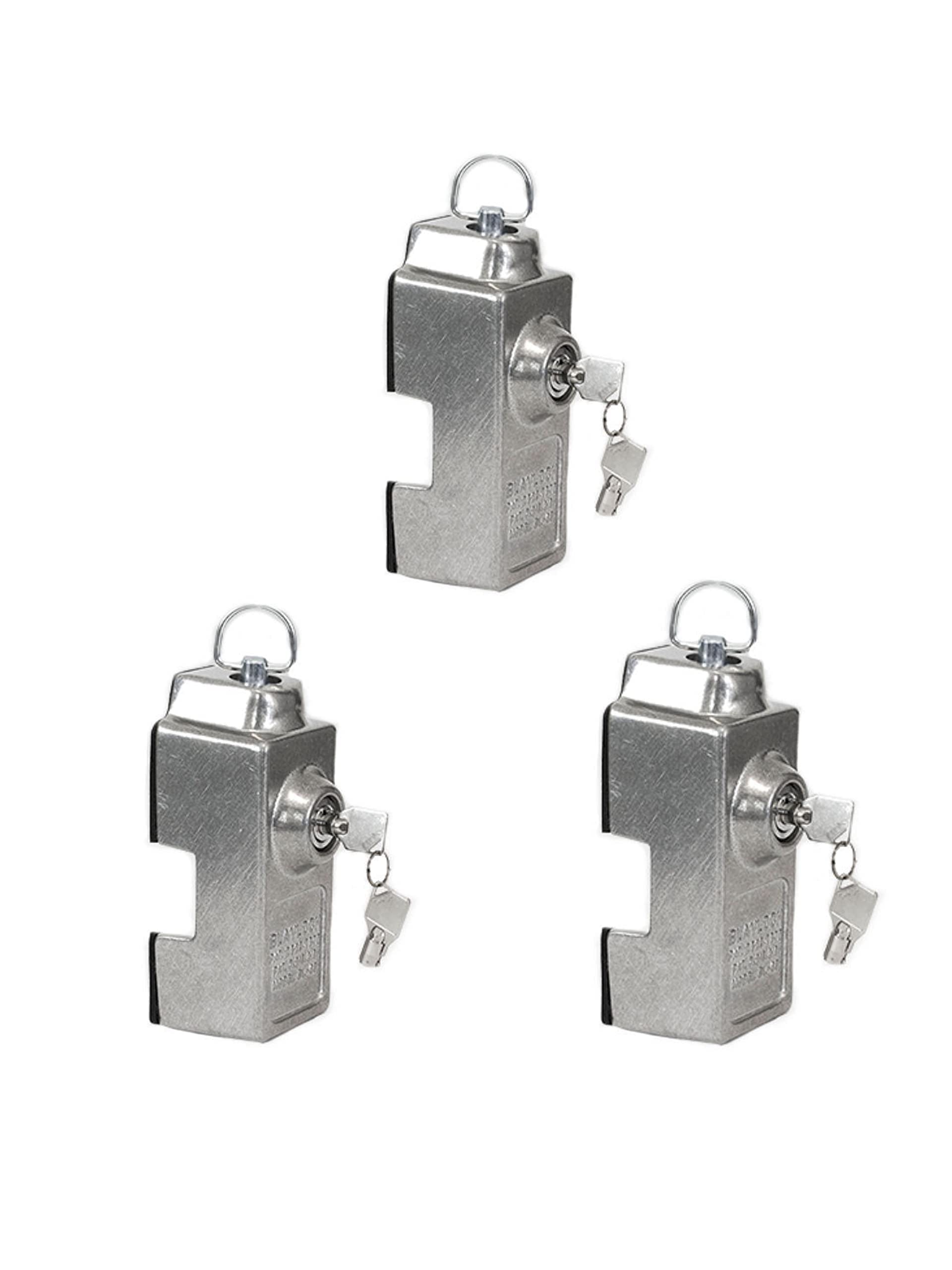 Blaylock DL80 Cargo Trailer Door Lock  3Pack of Keyed Alike Locks