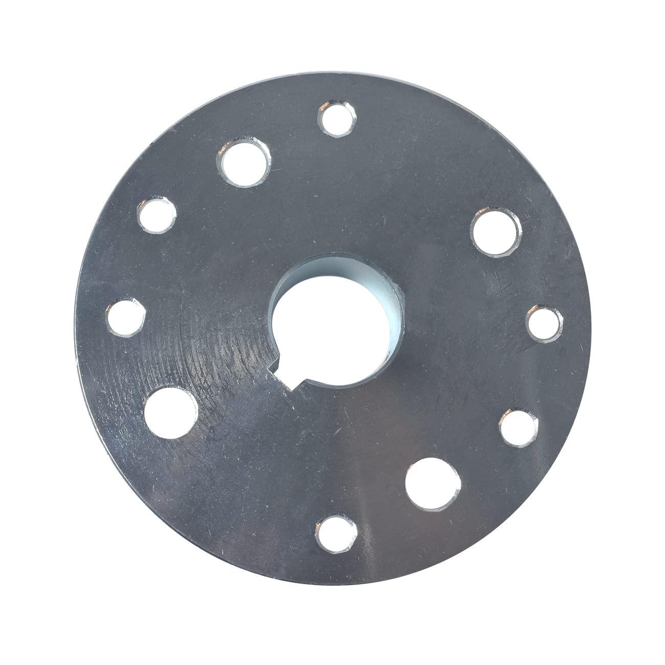 JSCJCAS Go Kart Axle Hub Steel Sprocket Hub 1" Bore 1/4" Keyway Silver MK0151