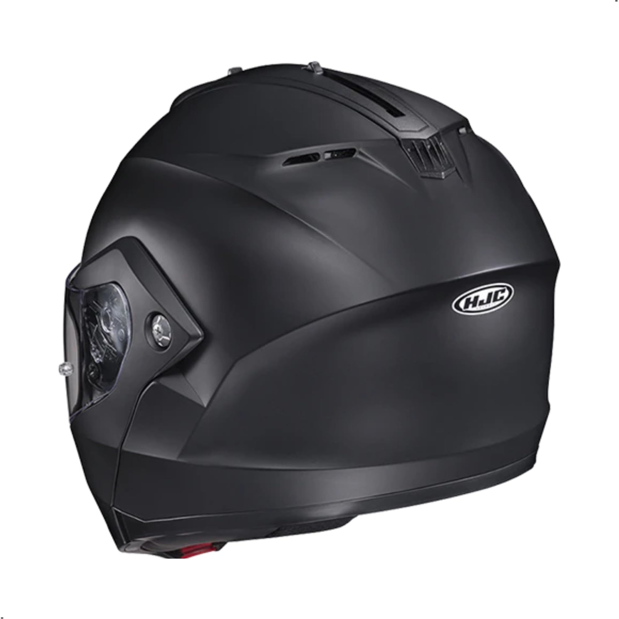 Hjc C91 Solid Modular Motorcycle Helmet With Hj-17 Pinlock Shield, Dot Approved(Semi Flat Black, Xxxx-Large)