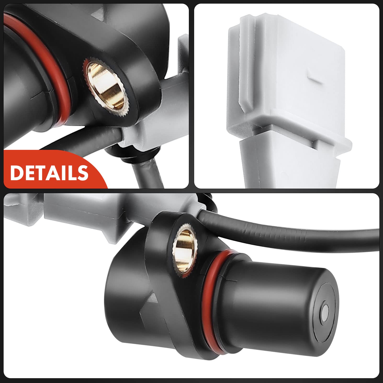 A-Premium Engine Crankshaft Position Sensor Compatible With Audi A3 2006-2008, A4 2005-2009, Tt Quattro & Volkswagen Beetle 2001